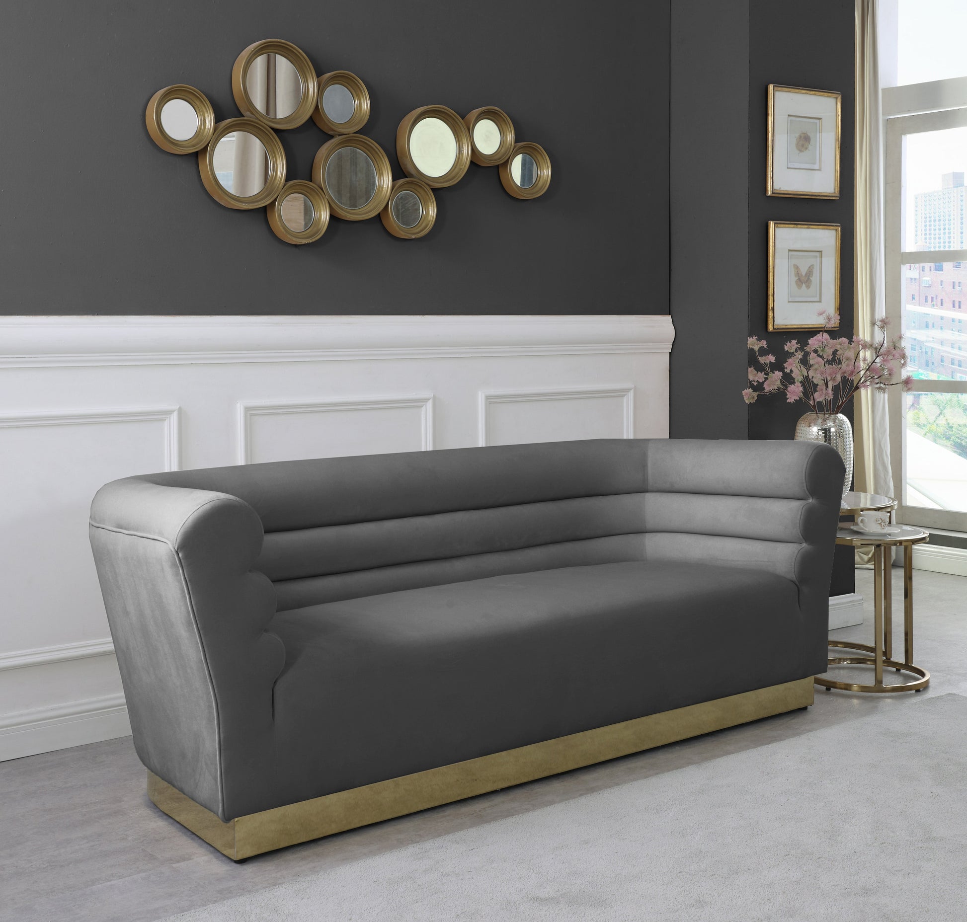 Bellini Velvet Sofa - Furniture Depot (7679012208888)