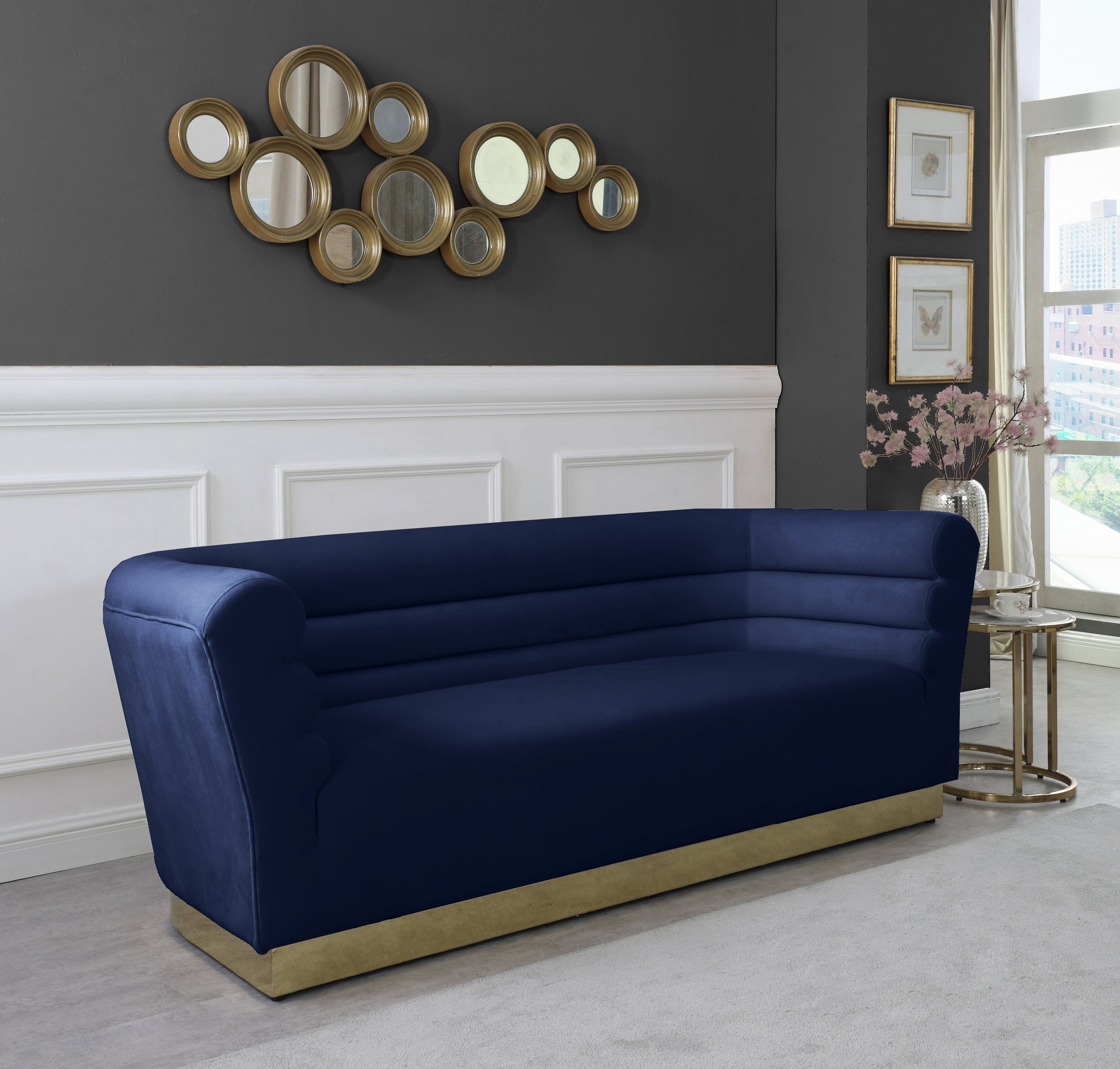 Bellini Velvet Sofa - Furniture Depot (7679012208888)