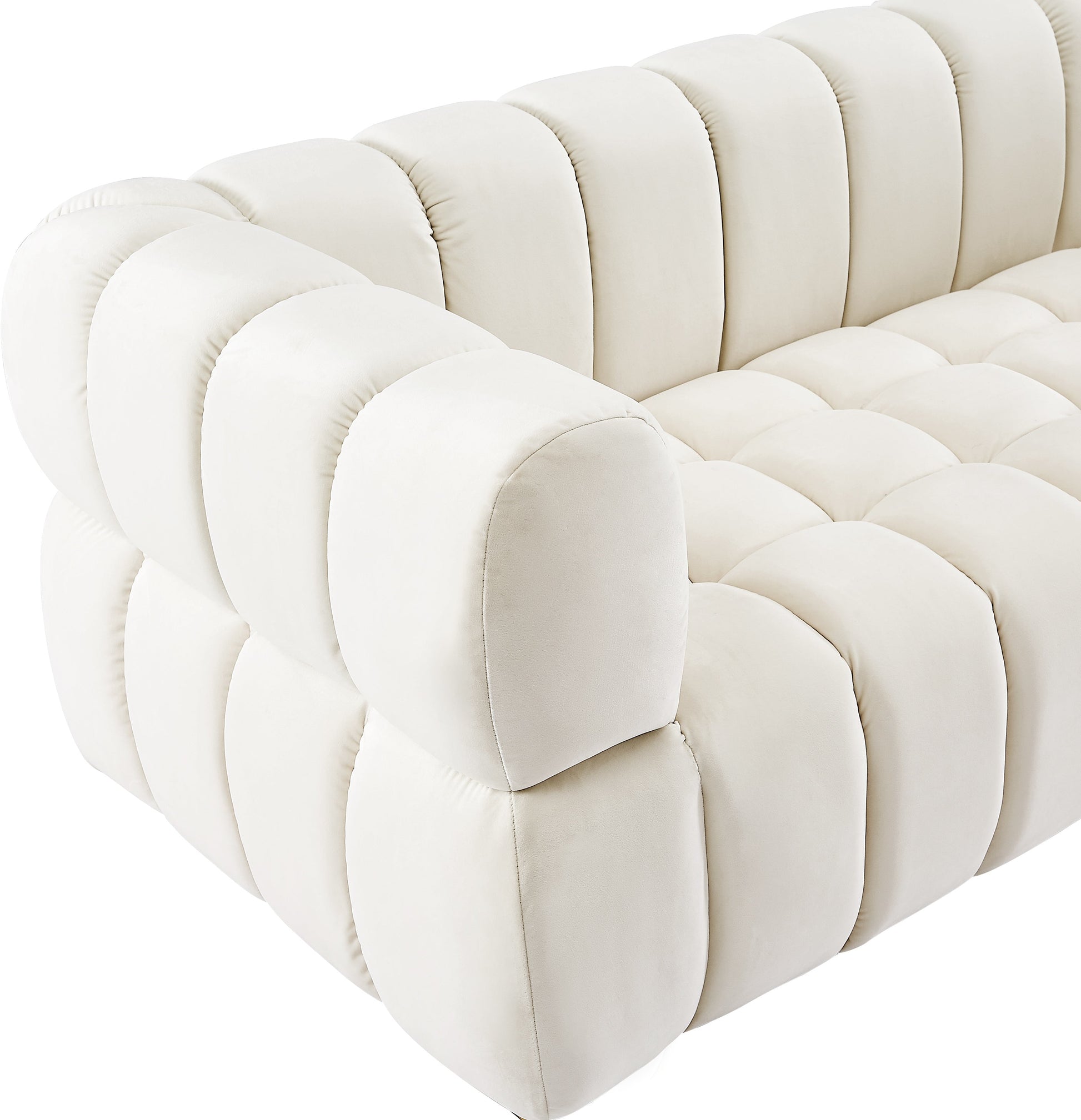 Gwen Velvet Sofa - Furniture Depot