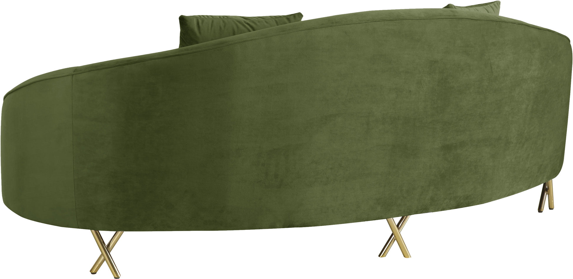 Serpentine Velvet Sofa - Sterling House Interiors (7679012634872)