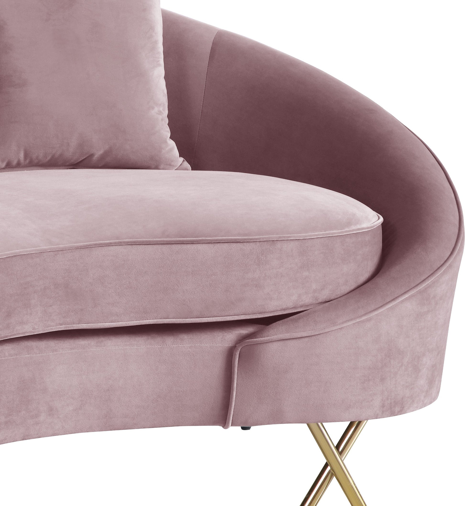 Serpentine Velvet Sofa - Sterling House Interiors (7679012634872)