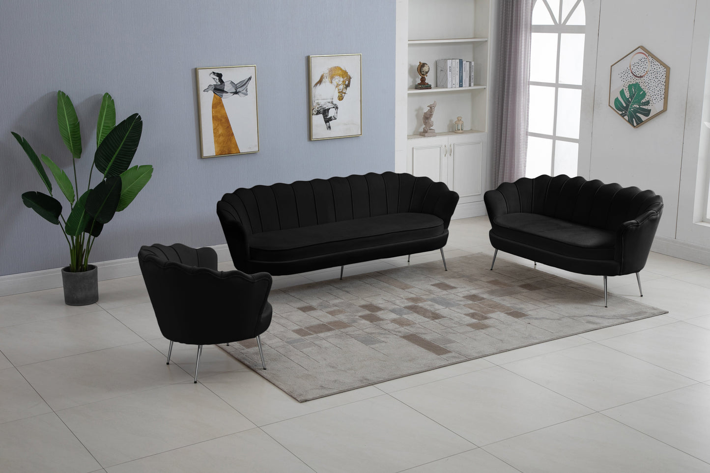 Gardenia Velvet Sofa - Furniture Depot