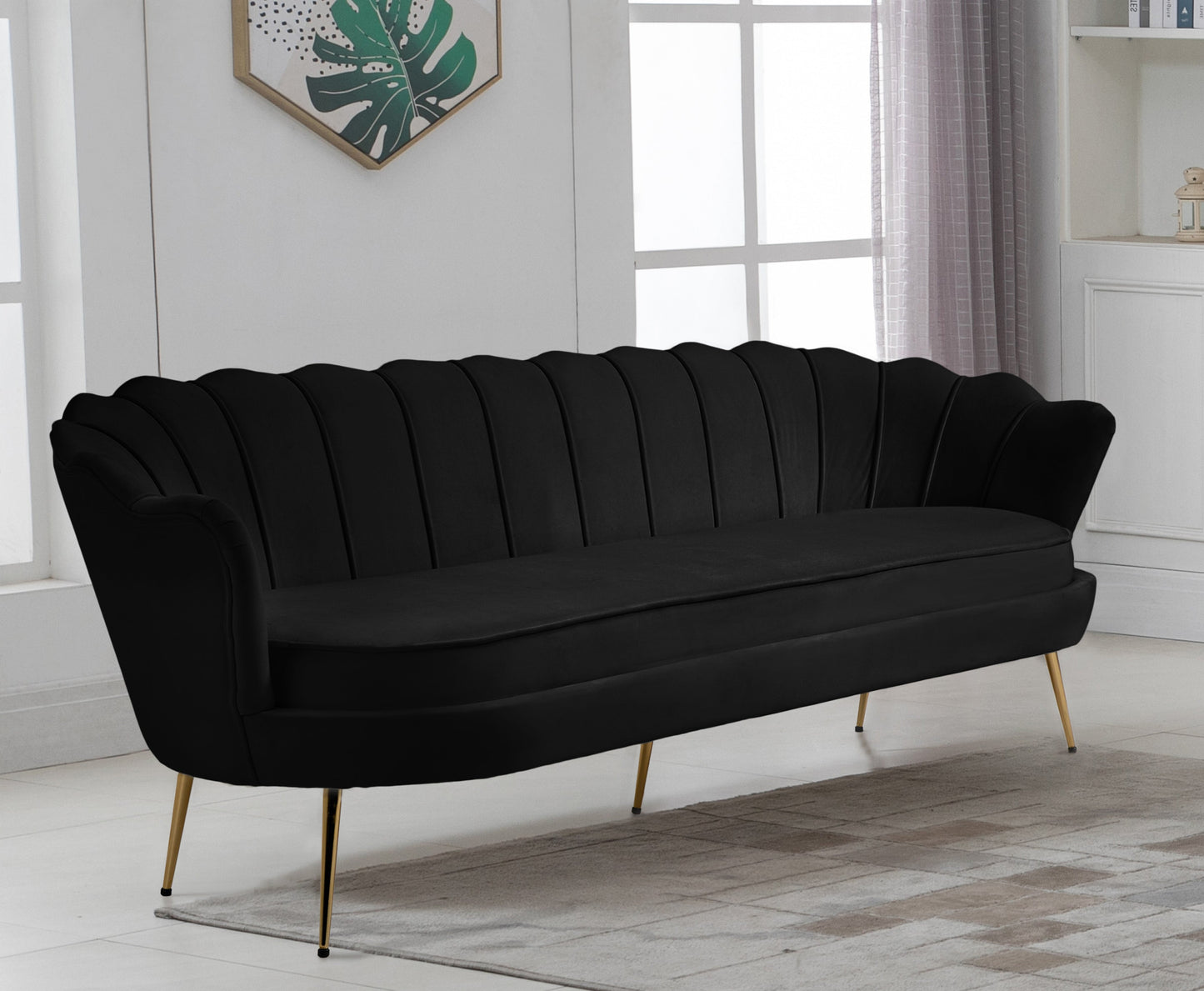 Gardenia Velvet Sofa - Furniture Depot