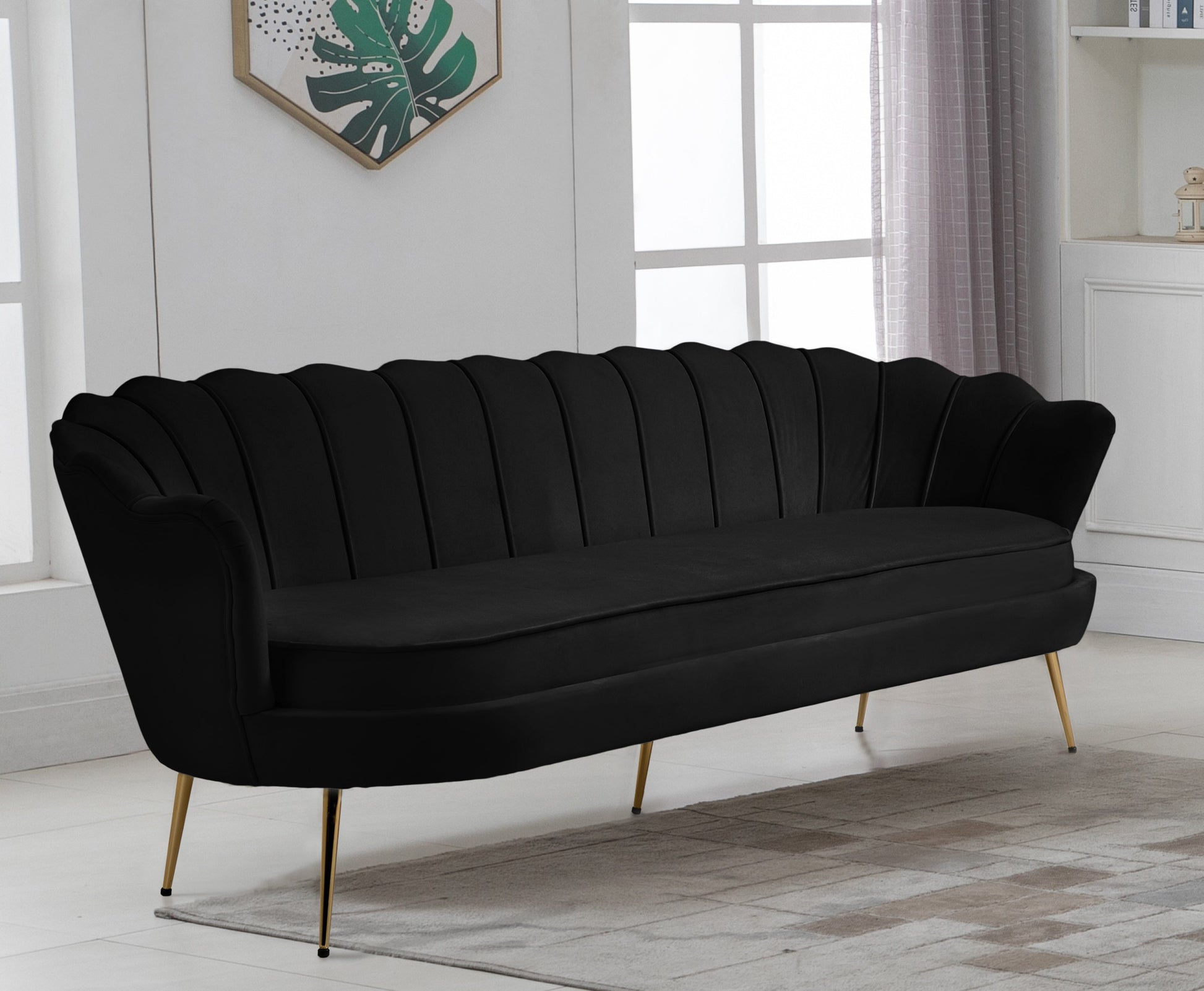 Gardenia Velvet Sofa - Furniture Depot