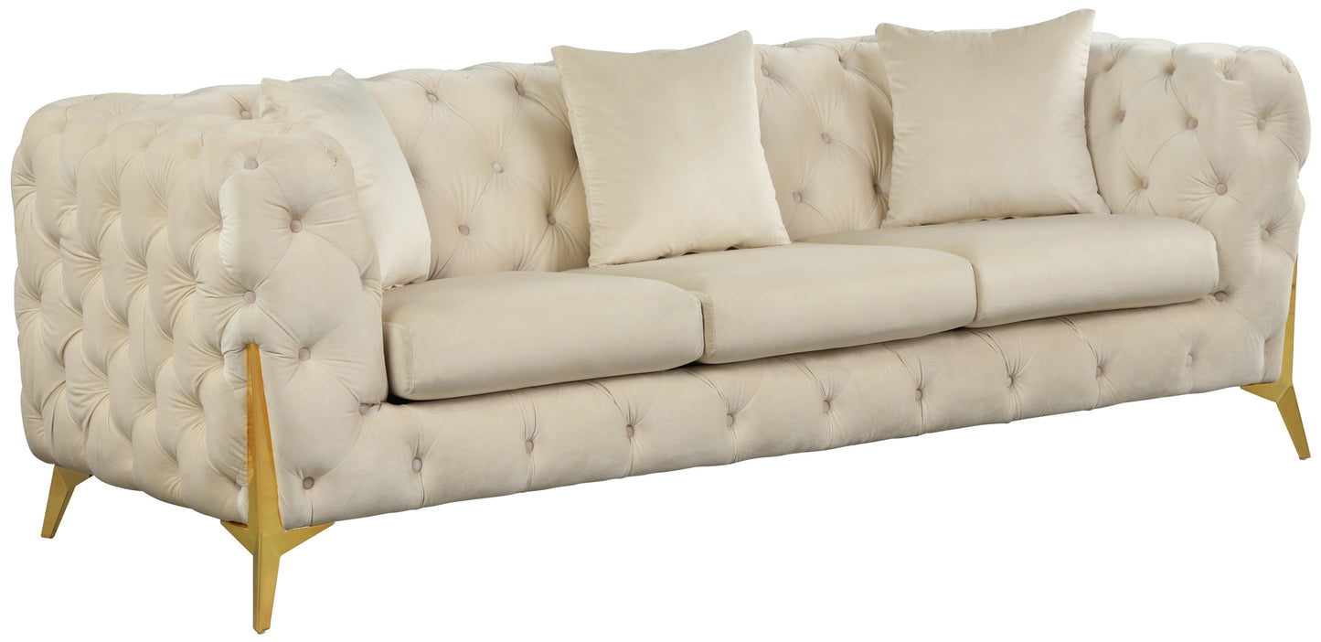 Kingdom Velvet Sofa - Furniture Depot