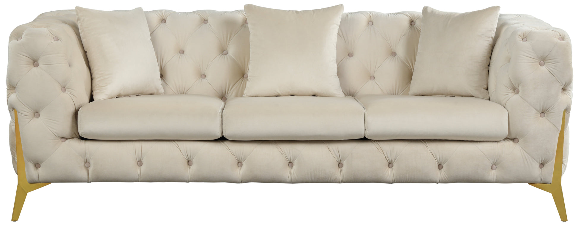 Kingdom Velvet Sofa - Furniture Depot