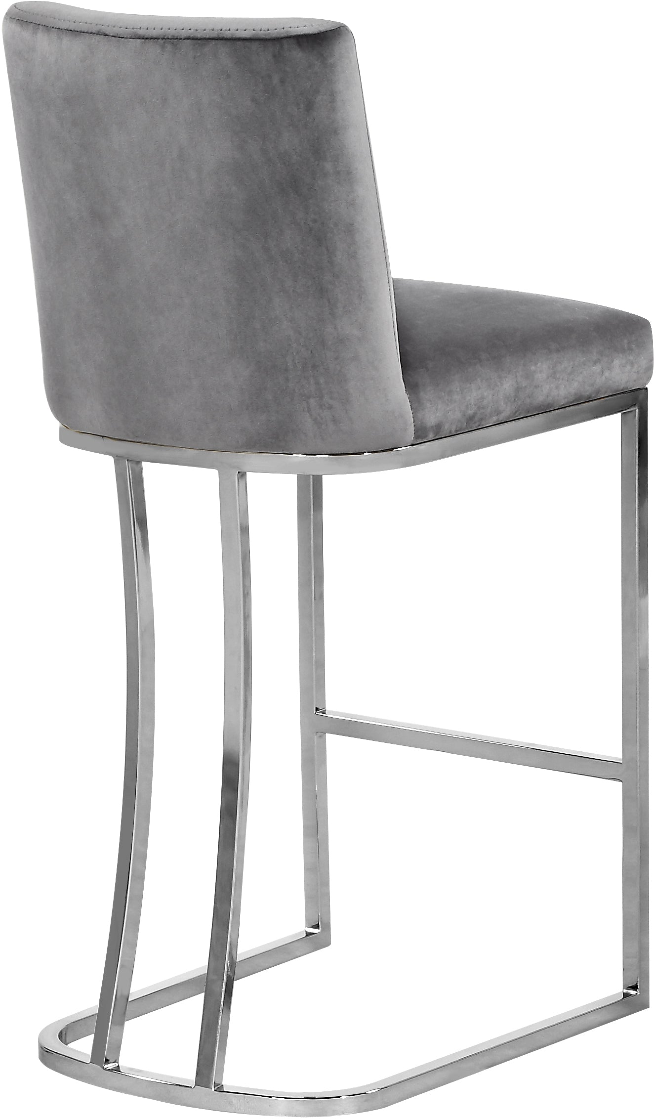 Heidi Velvet Stool - Furniture Depot