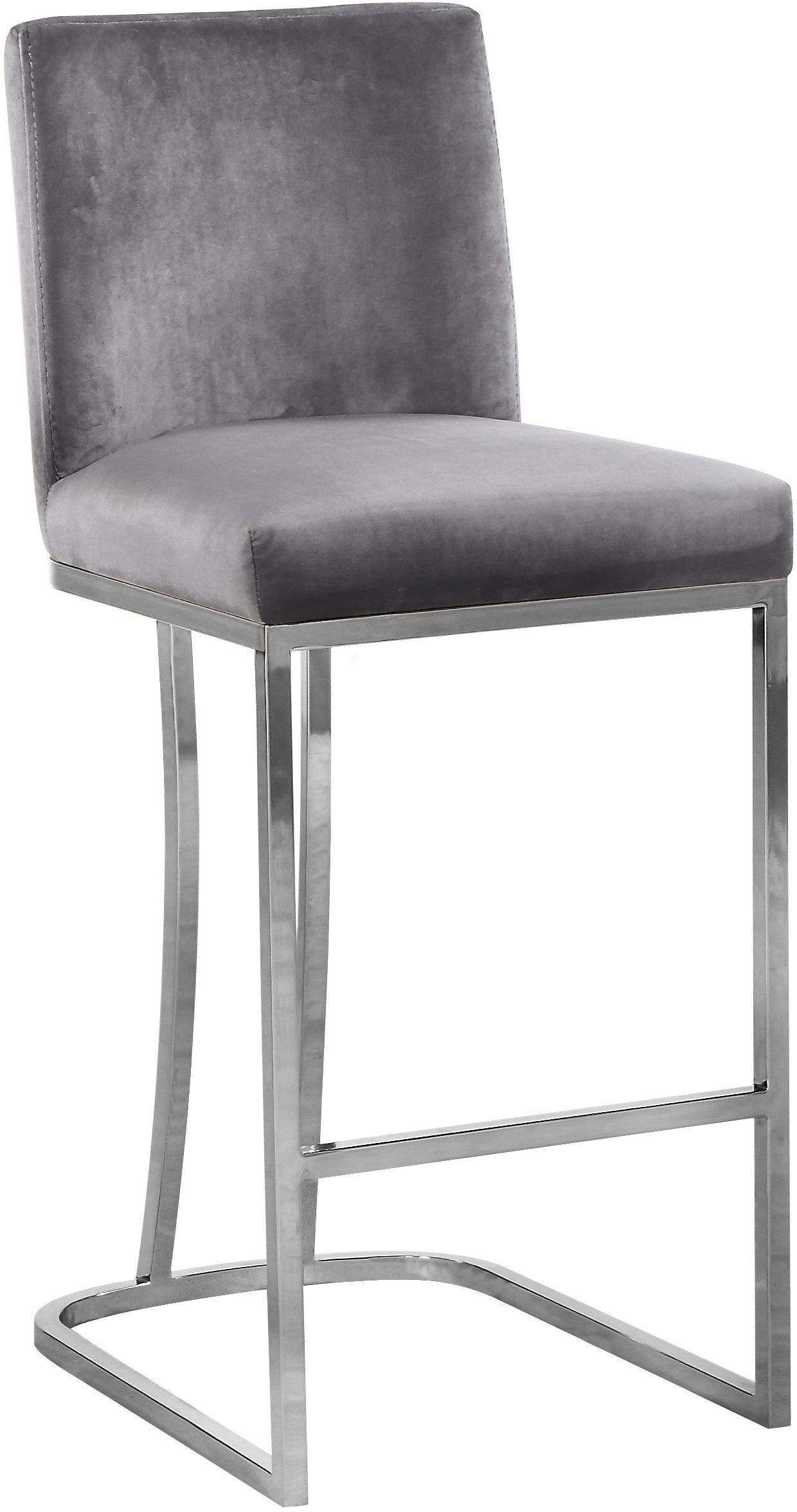 Heidi Velvet Stool - Furniture Depot