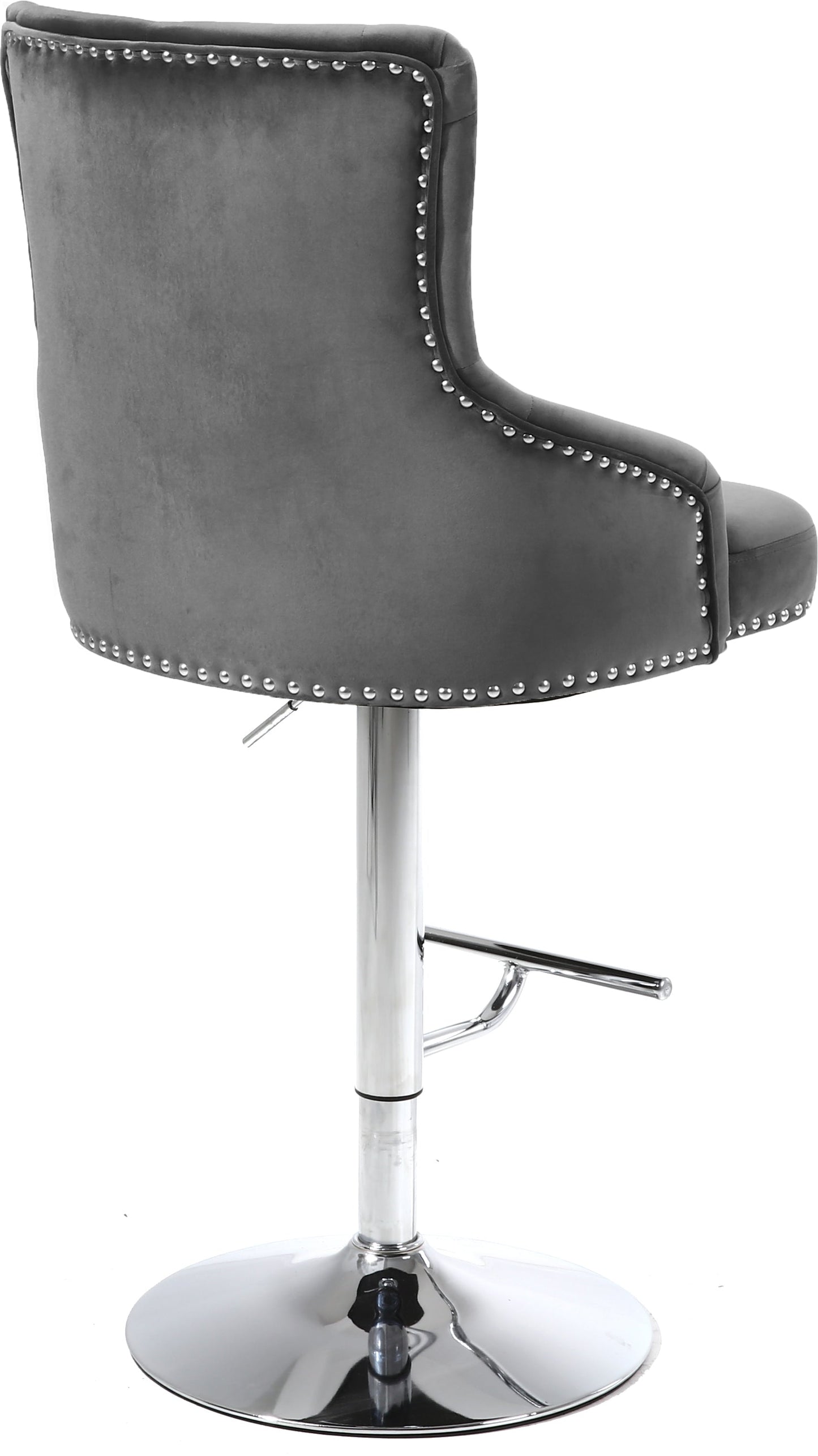 Claude Velvet Adjustable Stool - Furniture Depot (7679015158008)