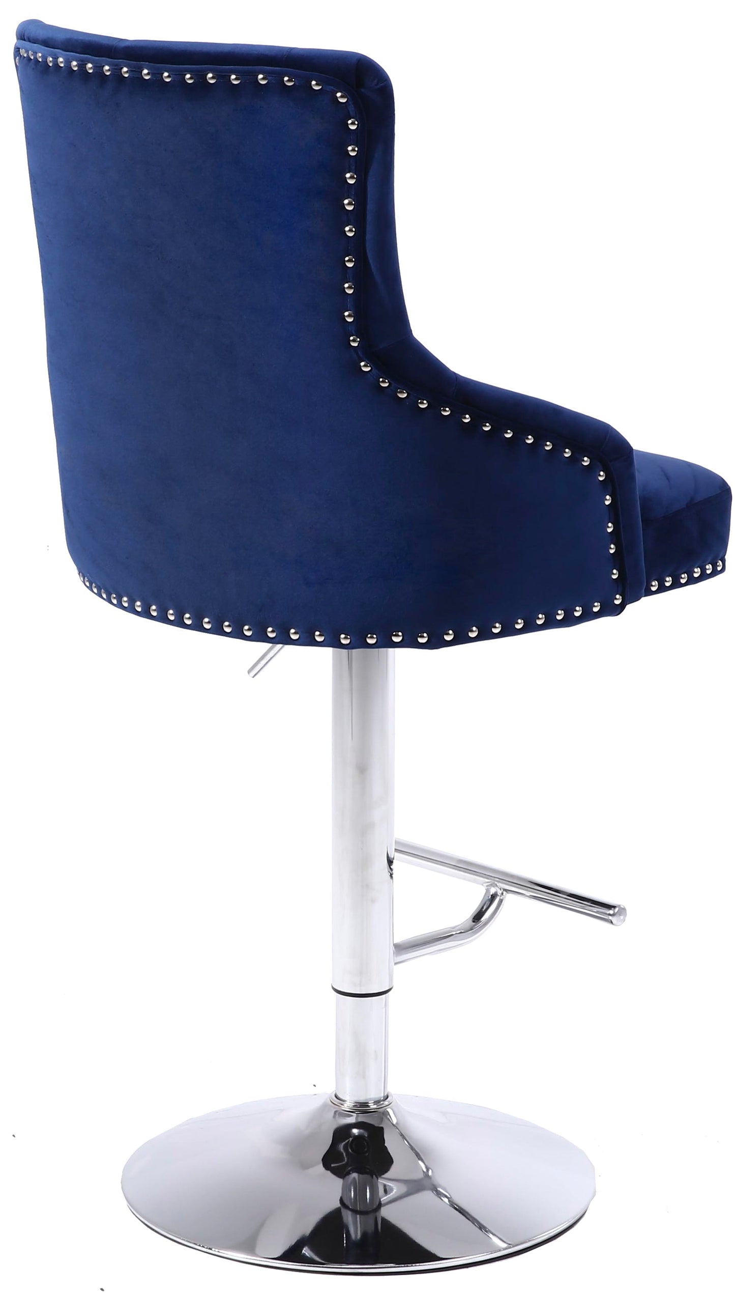 Claude Velvet Adjustable Stool - Furniture Depot (7679015158008)