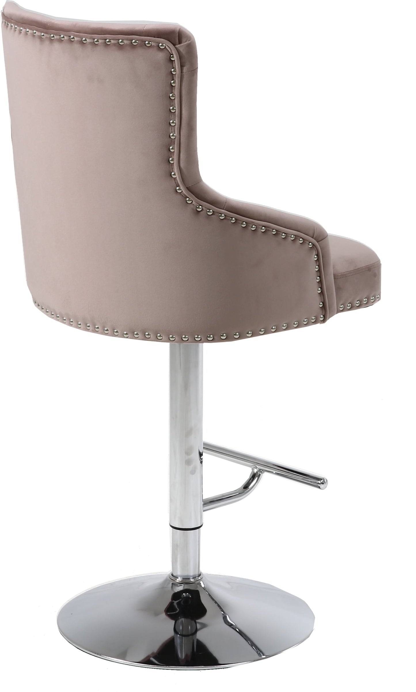 Claude Velvet Adjustable Stool - Furniture Depot (7679015158008)