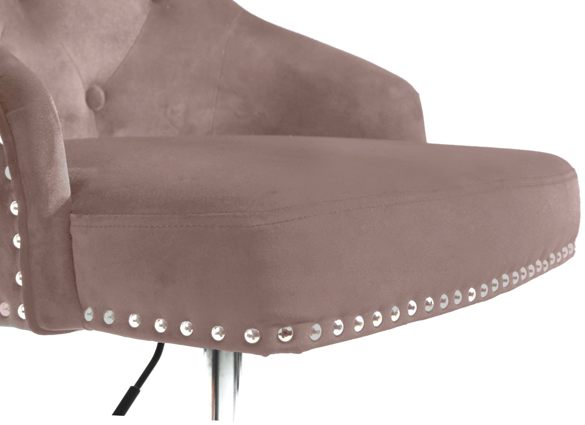 Claude Velvet Adjustable Stool - Furniture Depot (7679015158008)