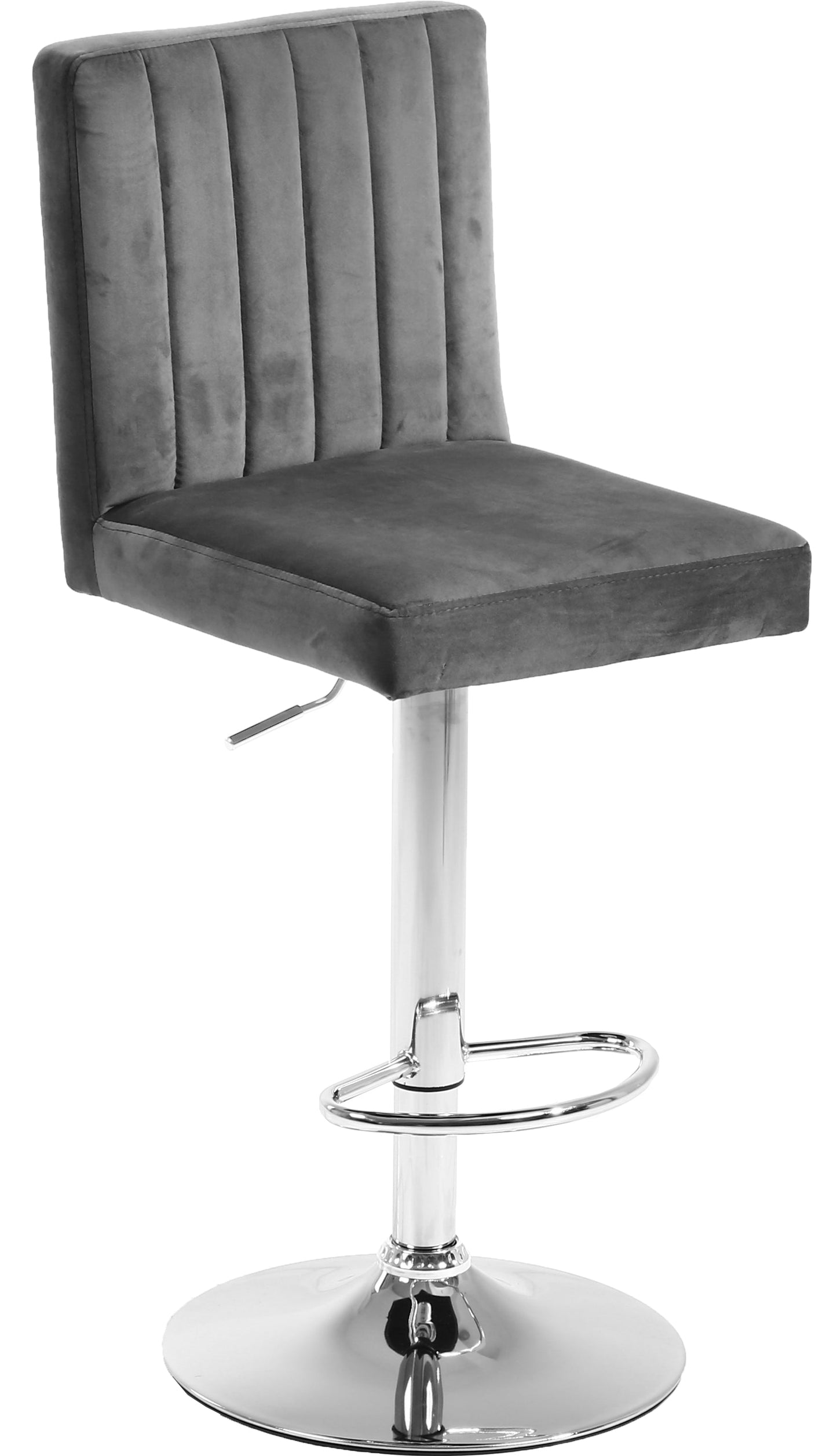 Joel Velvet Adjustable Stool - Furniture Depot (7679015223544)