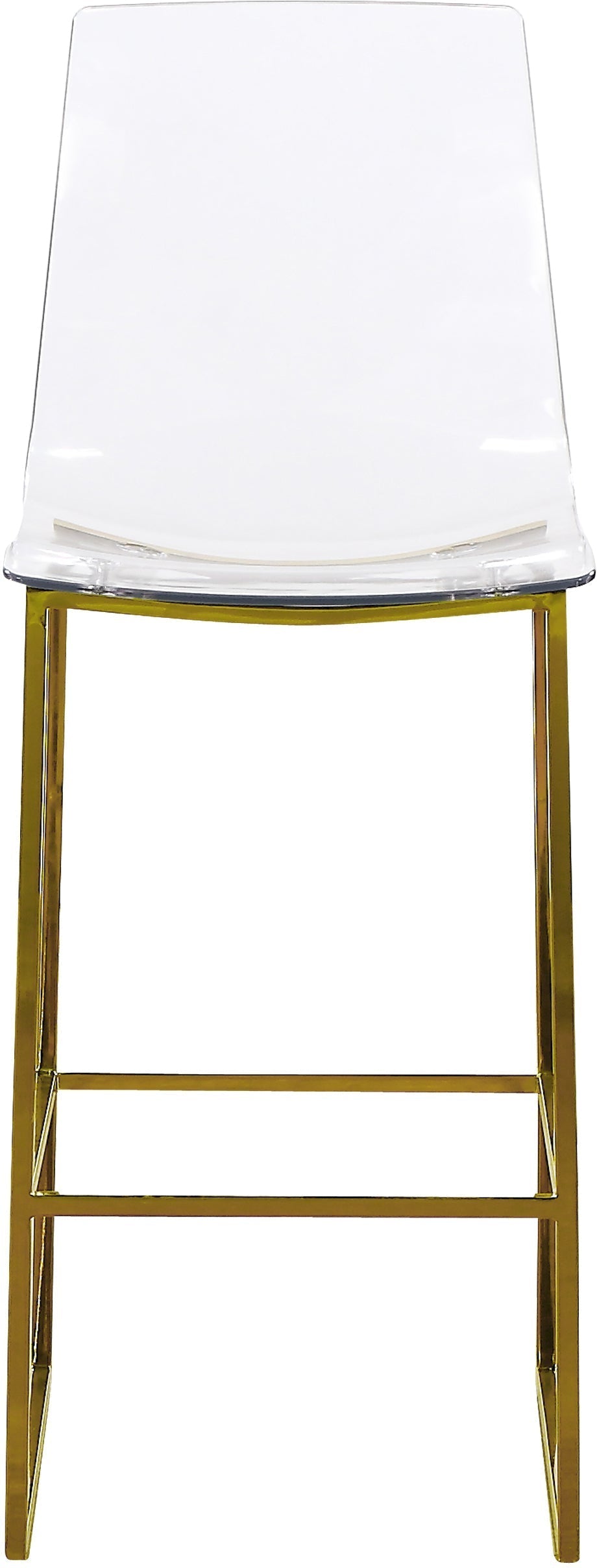 Lumen Metal/Lucite Polycarbonate Stool - Furniture Depot