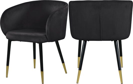 Louise Velvet Dining Chair - Furniture Depot