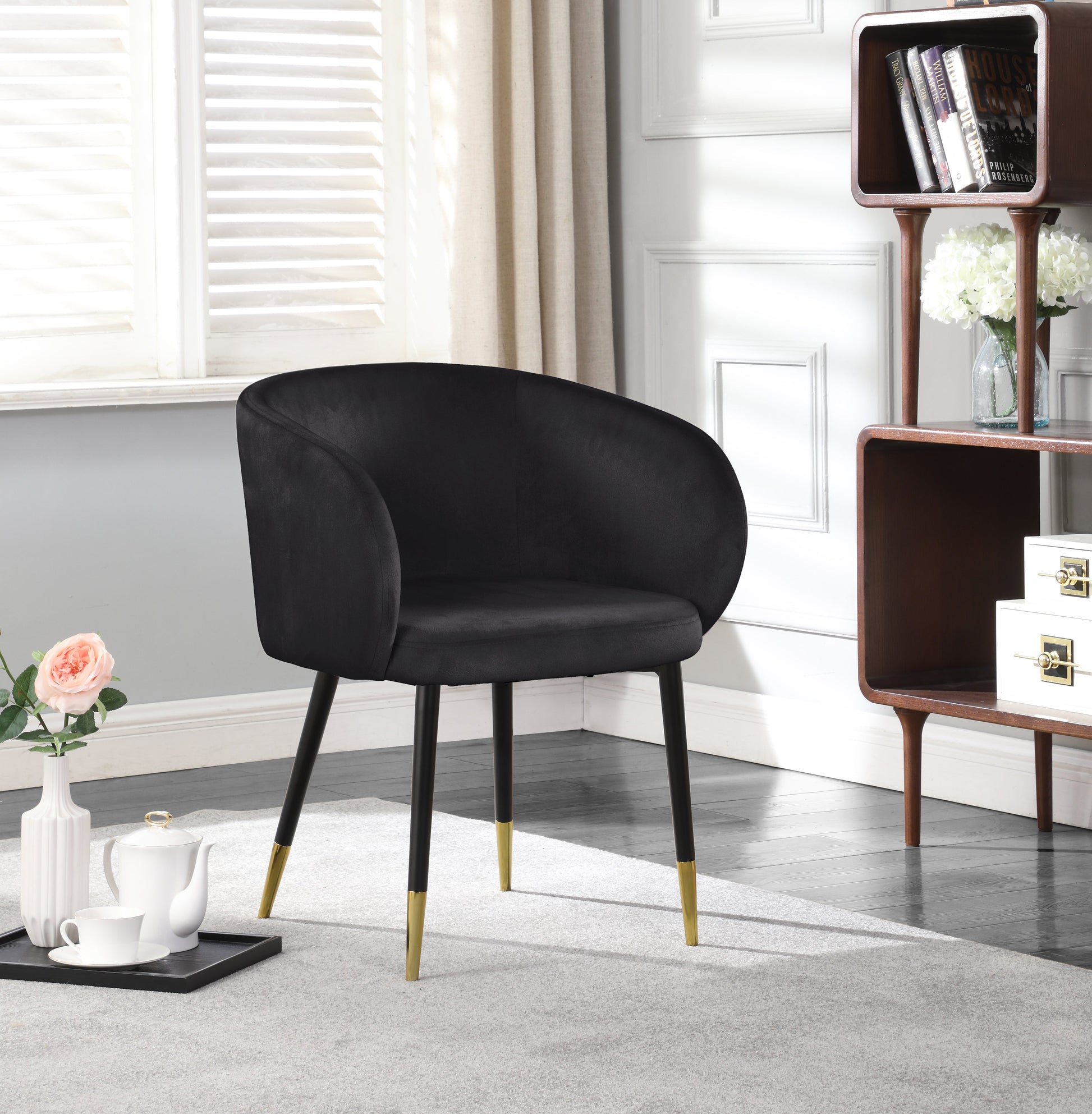 Louise Velvet Dining Chair - Furniture Depot