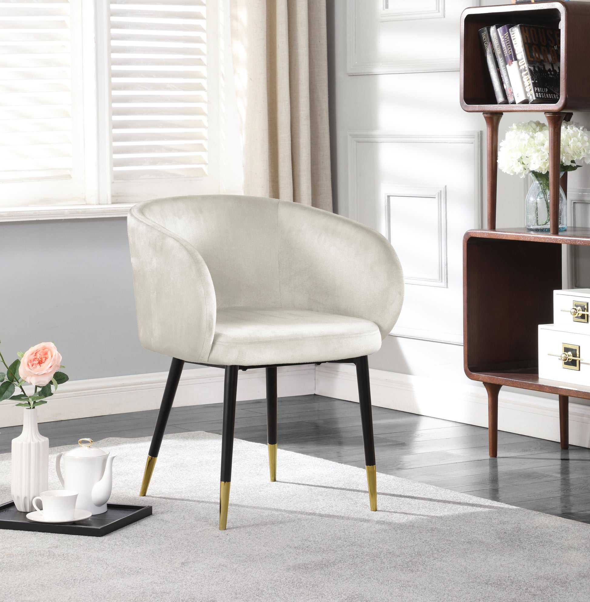 Louise Velvet Dining Chair - Furniture Depot