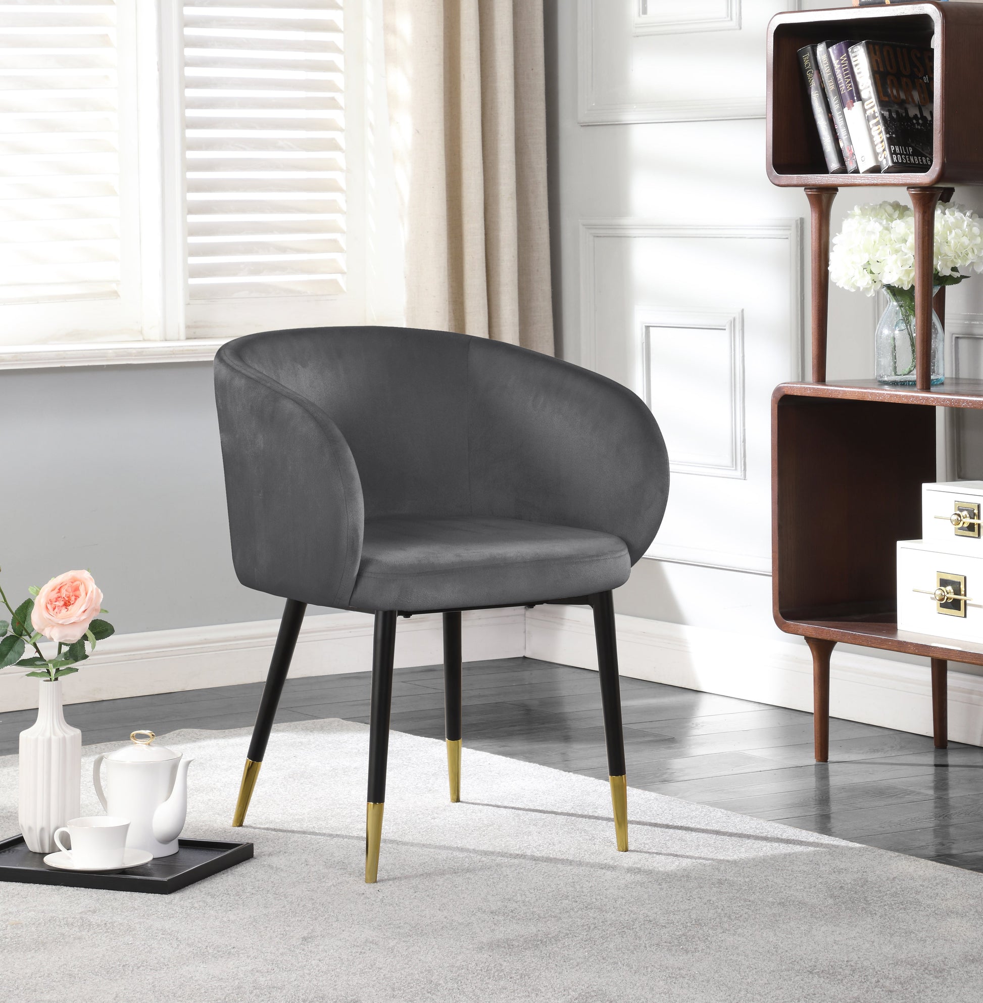 Louise Velvet Dining Chair - Furniture Depot