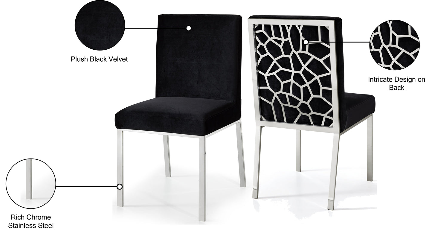 Opal Velvet Dining Chair - Furniture Depot (7679016108280)