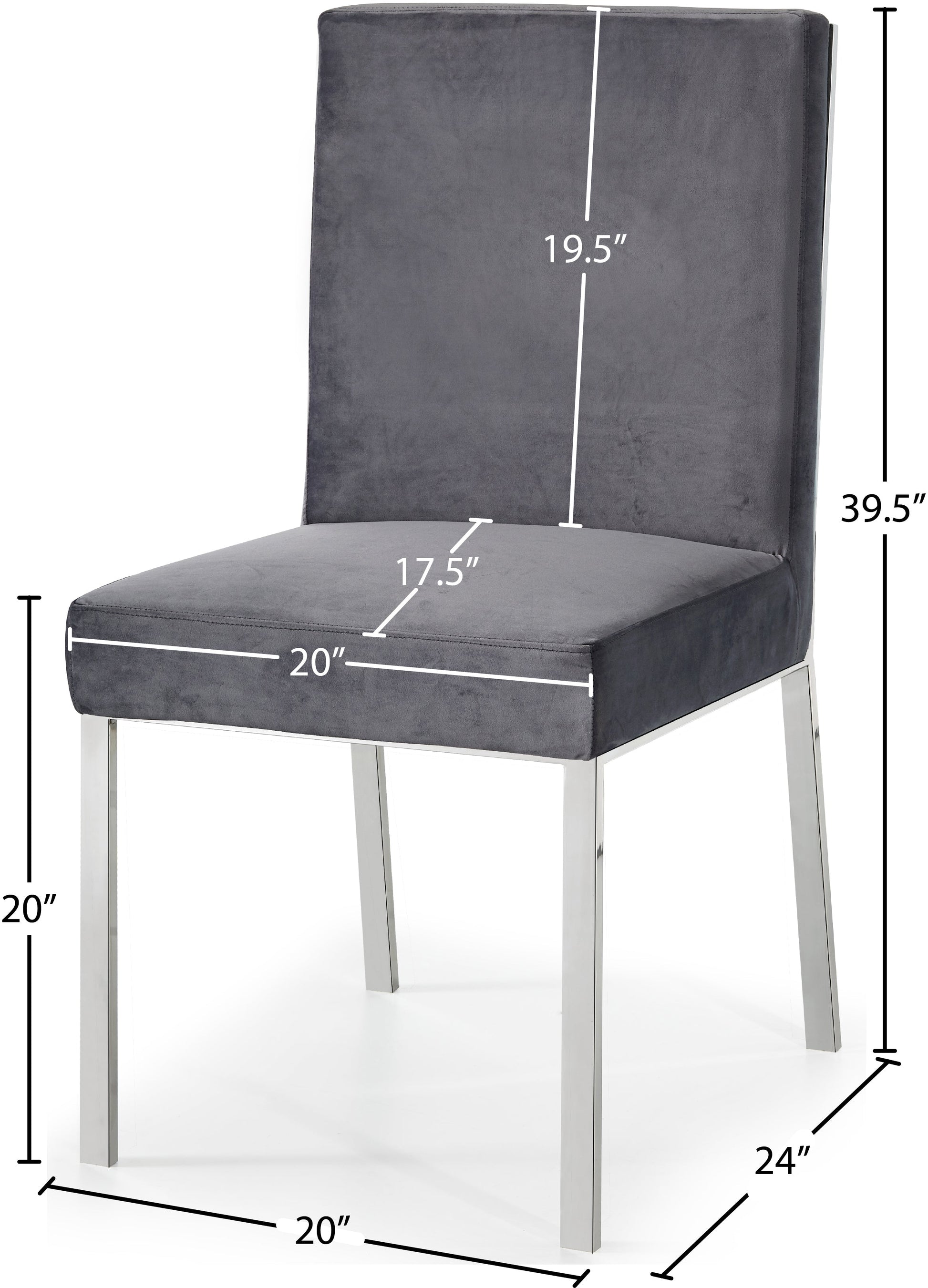 Opal Velvet Dining Chair - Furniture Depot (7679016108280)