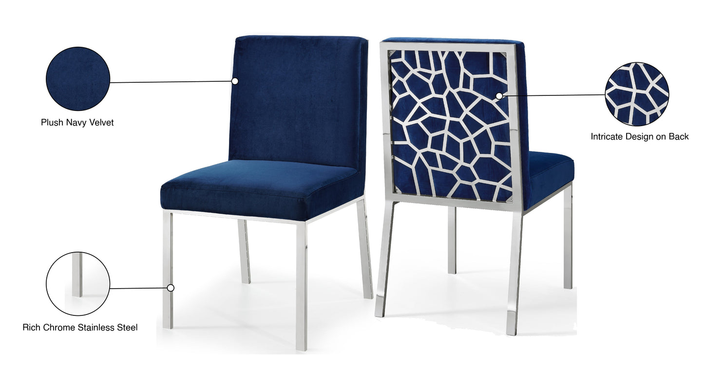 Opal Velvet Dining Chair - Furniture Depot (7679016108280)