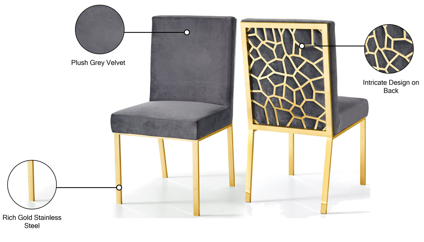 Opal Velvet Dining Chair - Furniture Depot (7679016108280)