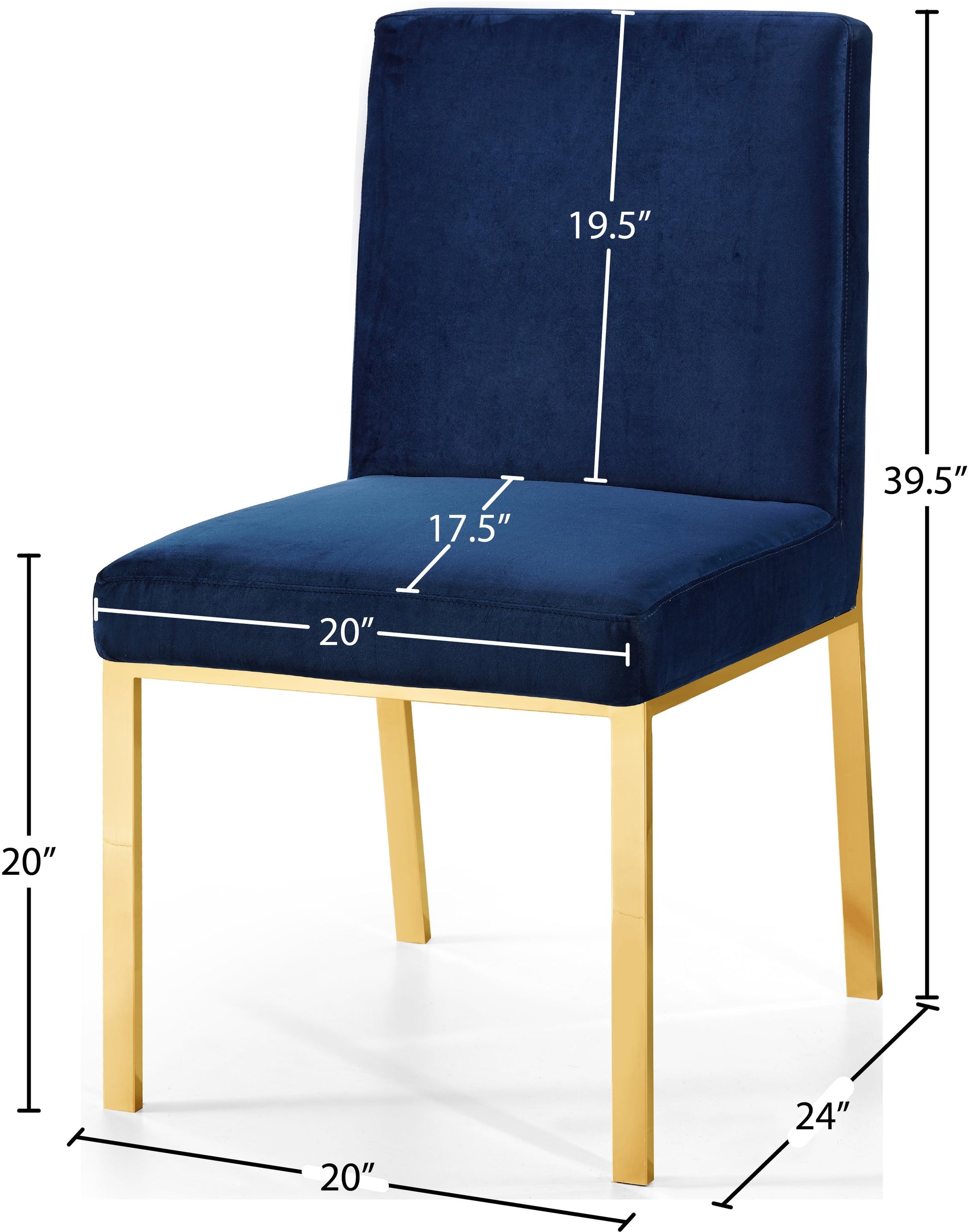 Opal Velvet Dining Chair - Furniture Depot (7679016108280)