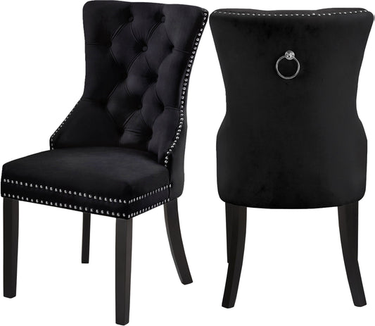 Nikki Velvet Dining Chair - Furniture Depot