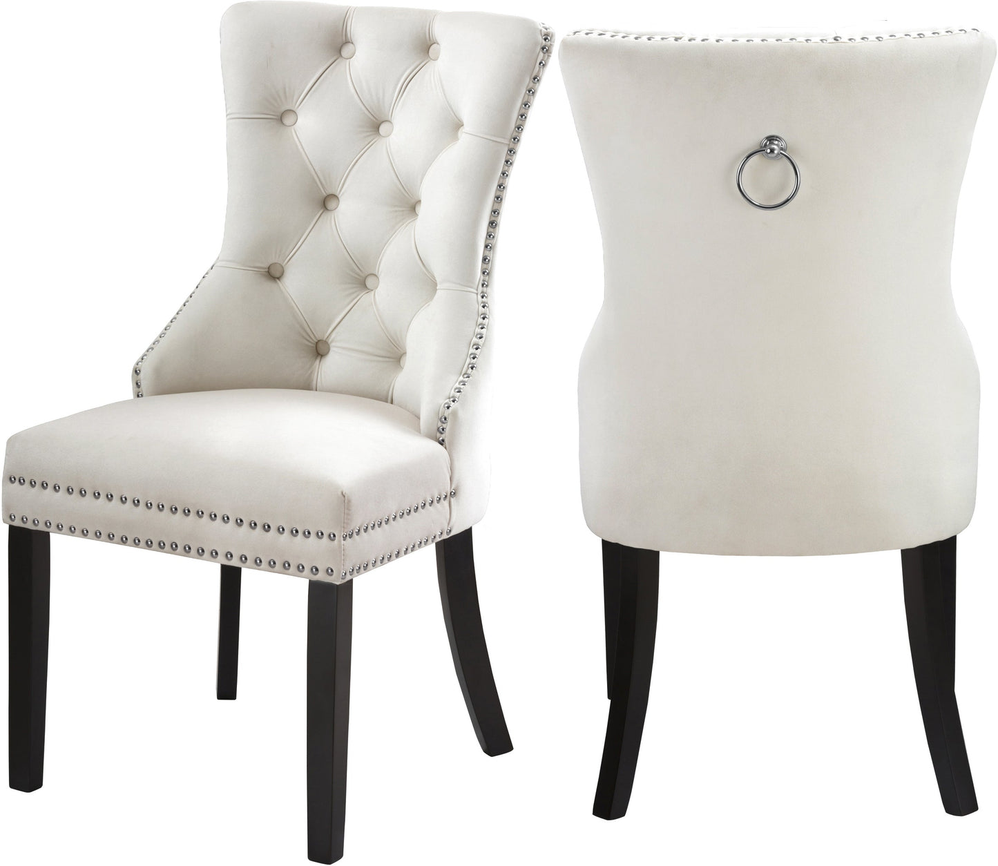 Nikki Velvet Dining Chair - Furniture Depot