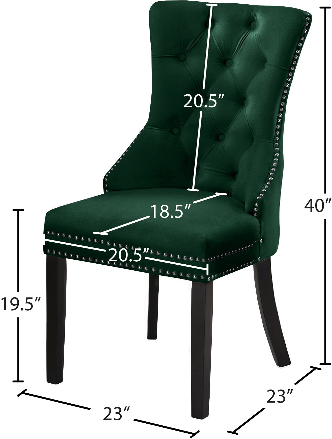 Nikki Velvet Dining Chair - Furniture Depot