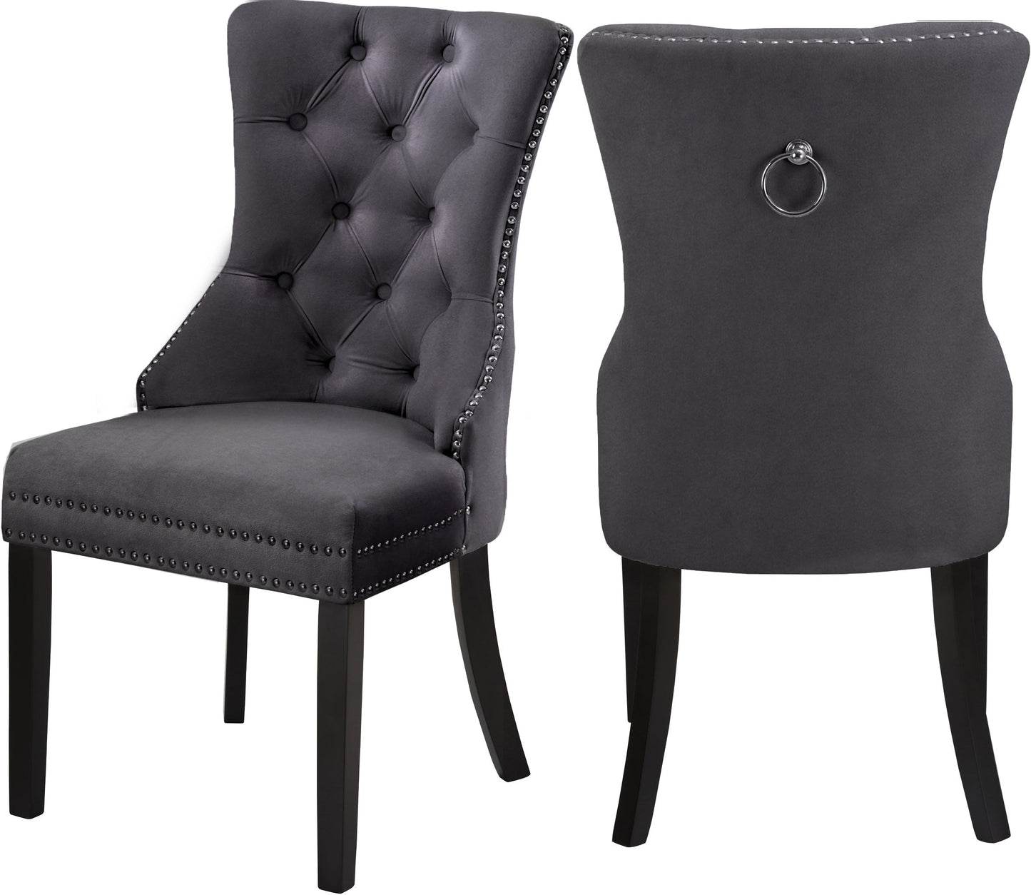 Nikki Velvet Dining Chair - Furniture Depot