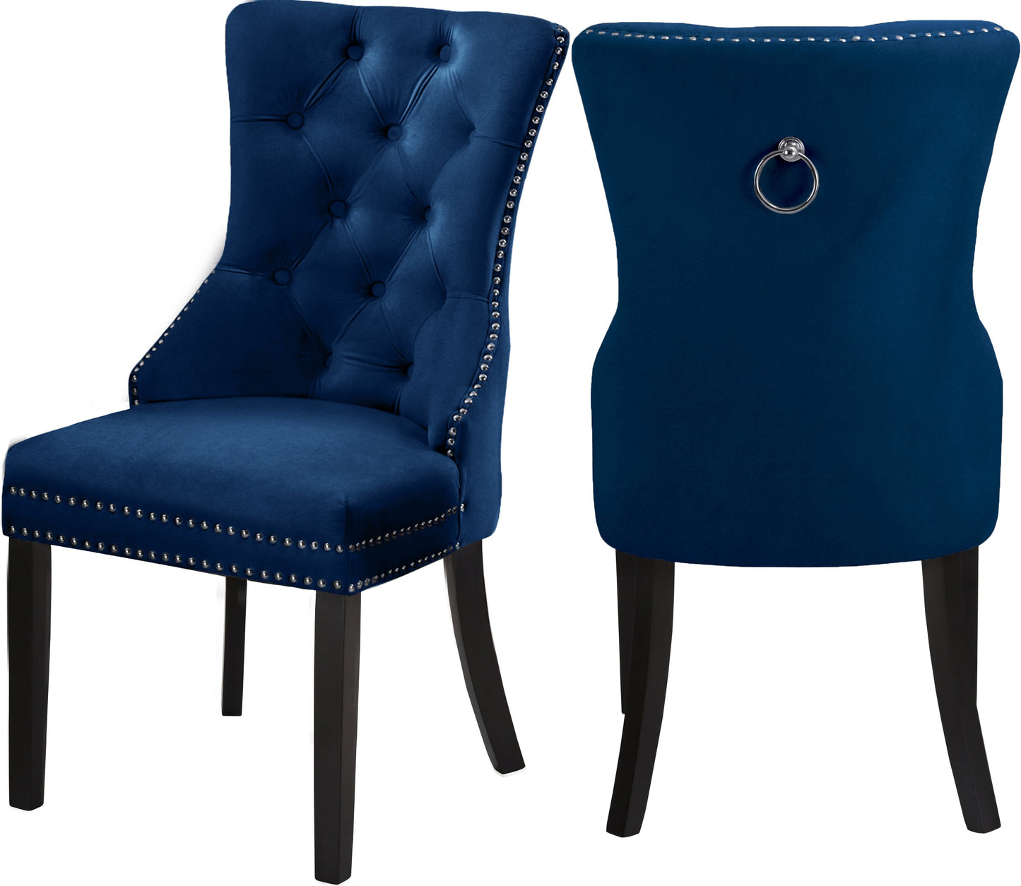 Nikki Velvet Dining Chair - Furniture Depot