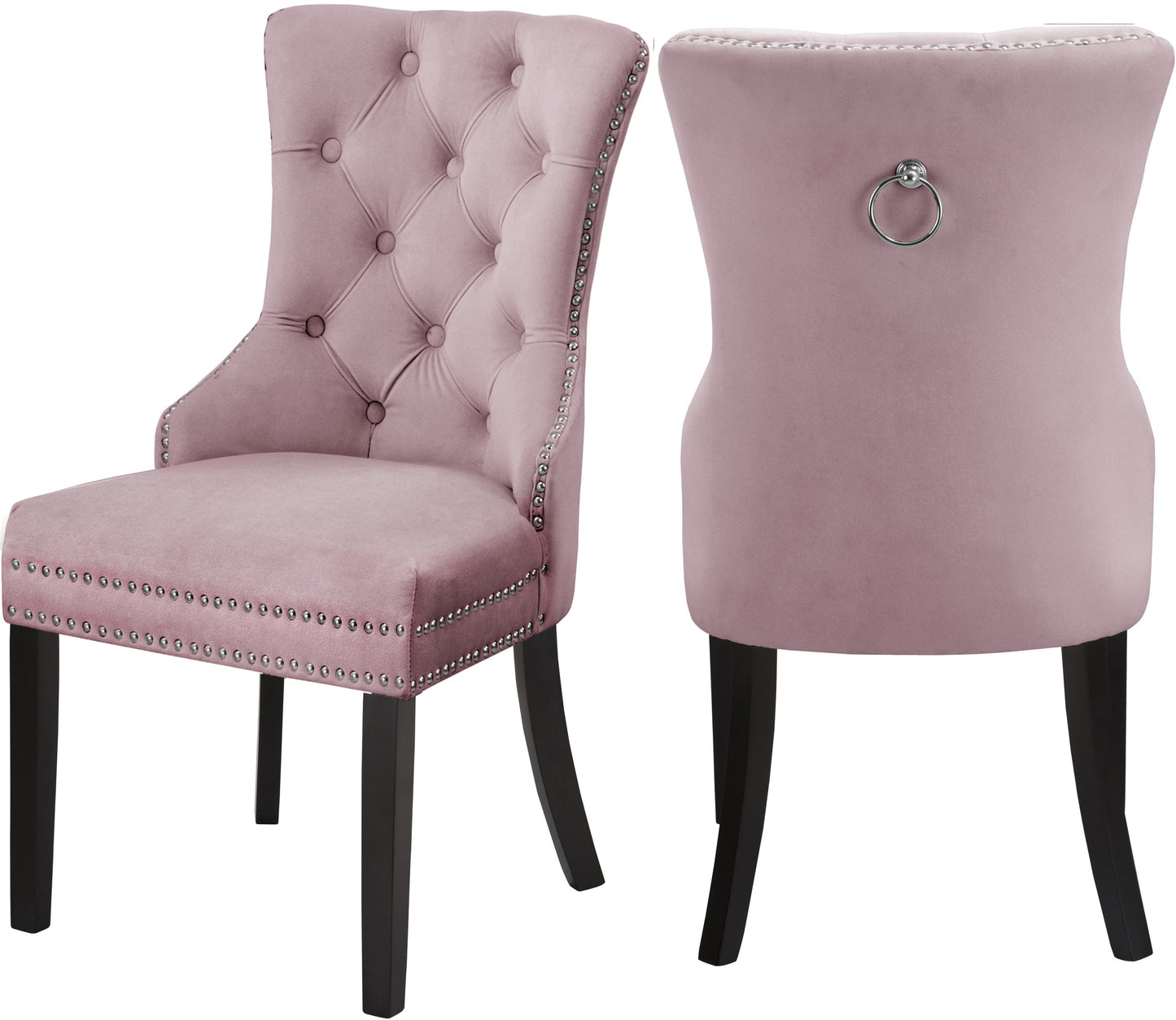 Nikki Velvet Dining Chair - Furniture Depot