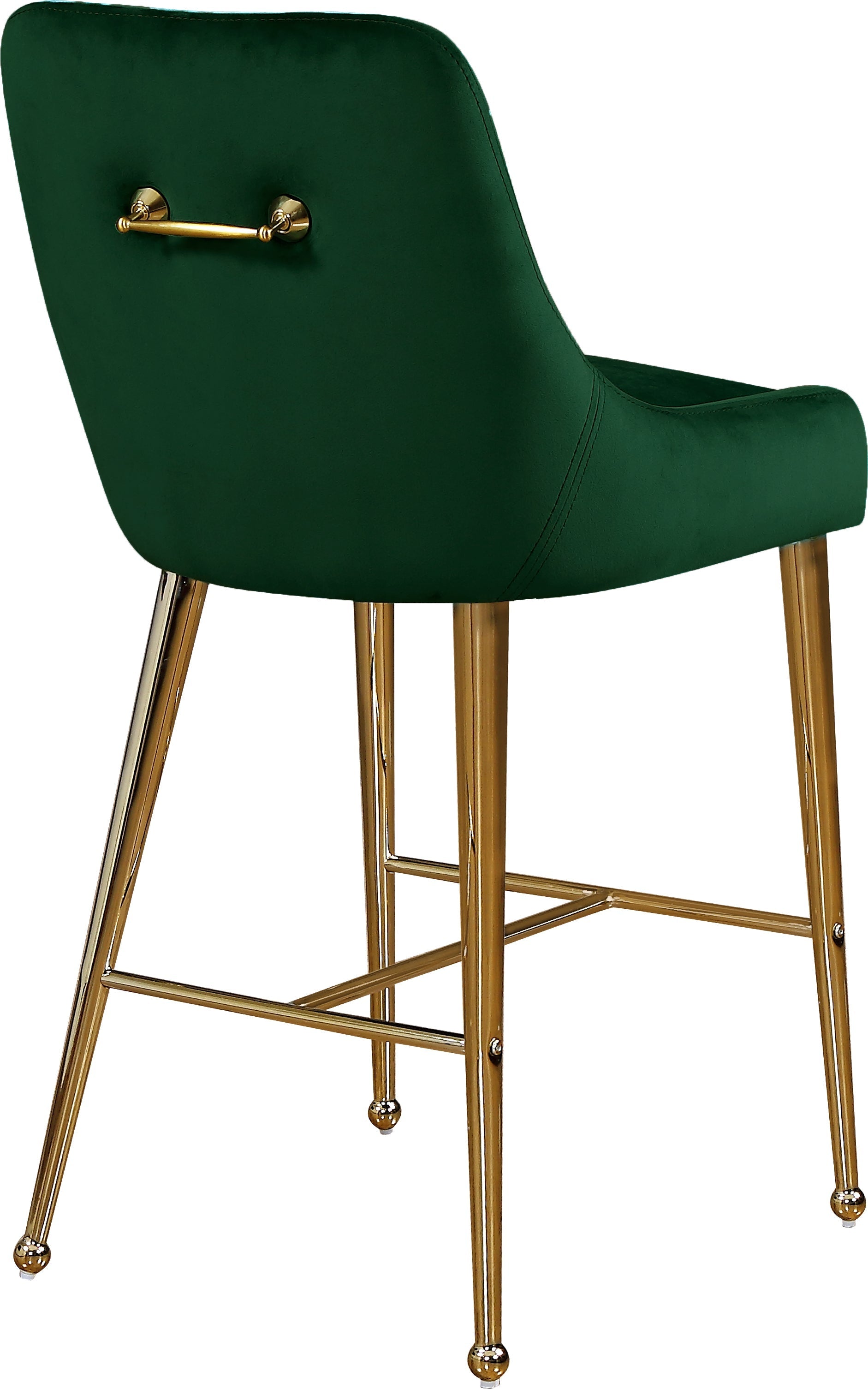 Owen Velvet Stool - Furniture Depot