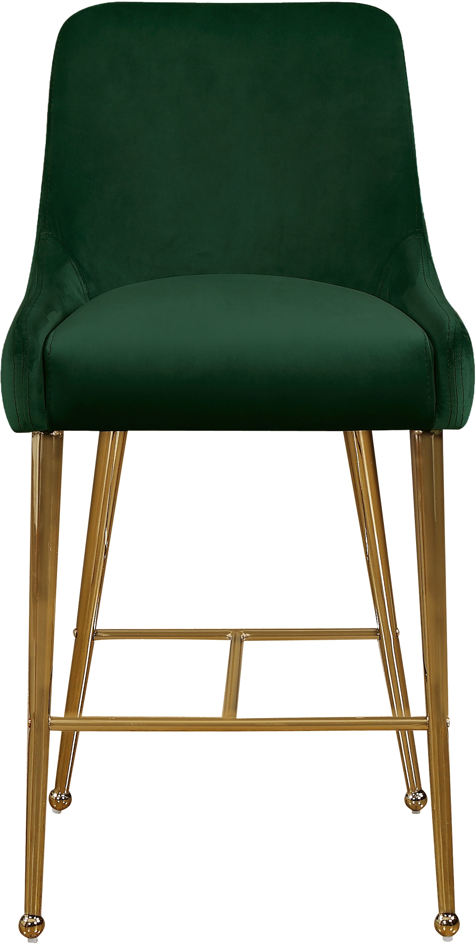 Owen Velvet Stool - Furniture Depot