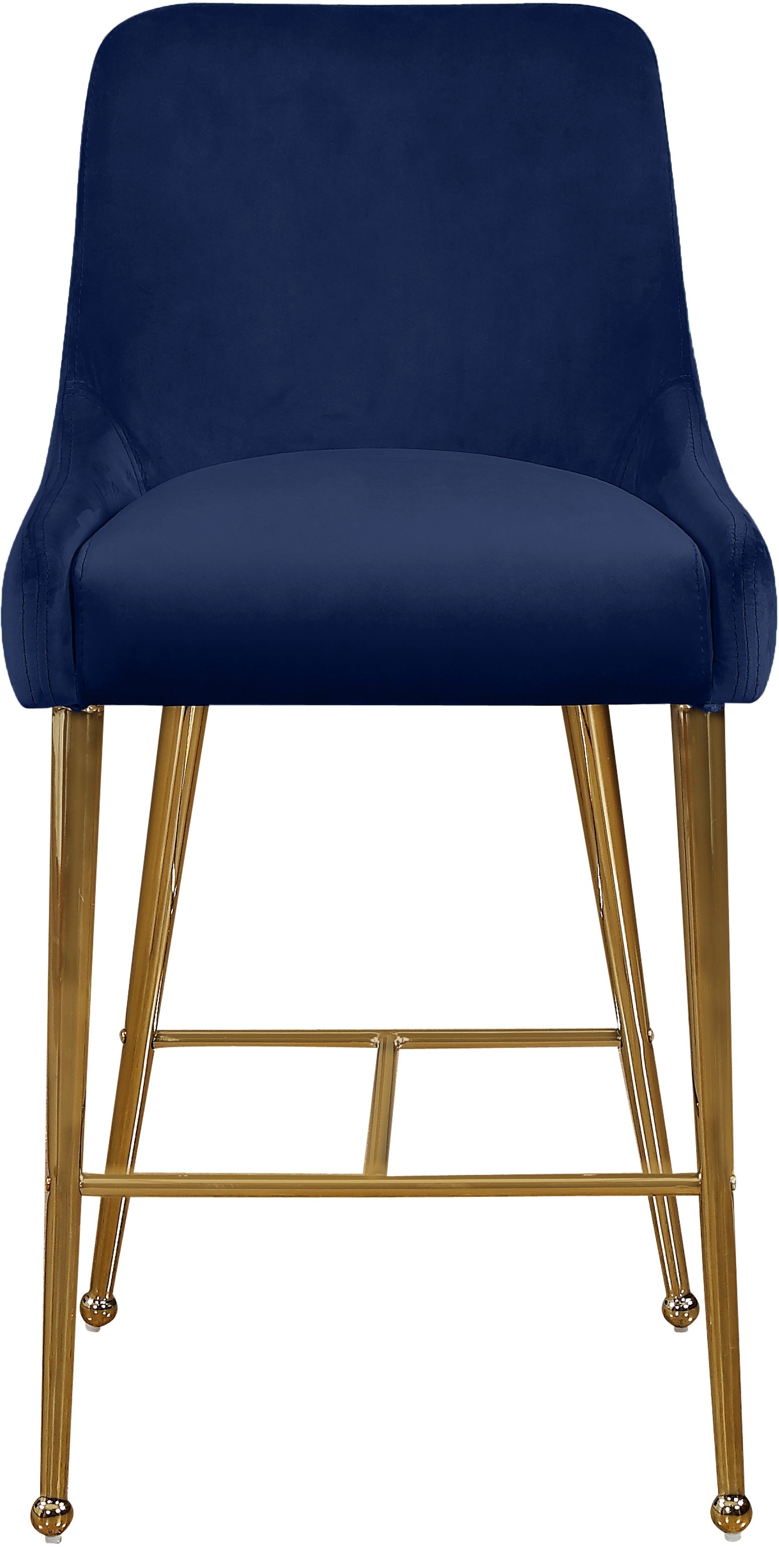 Owen Velvet Stool - Furniture Depot