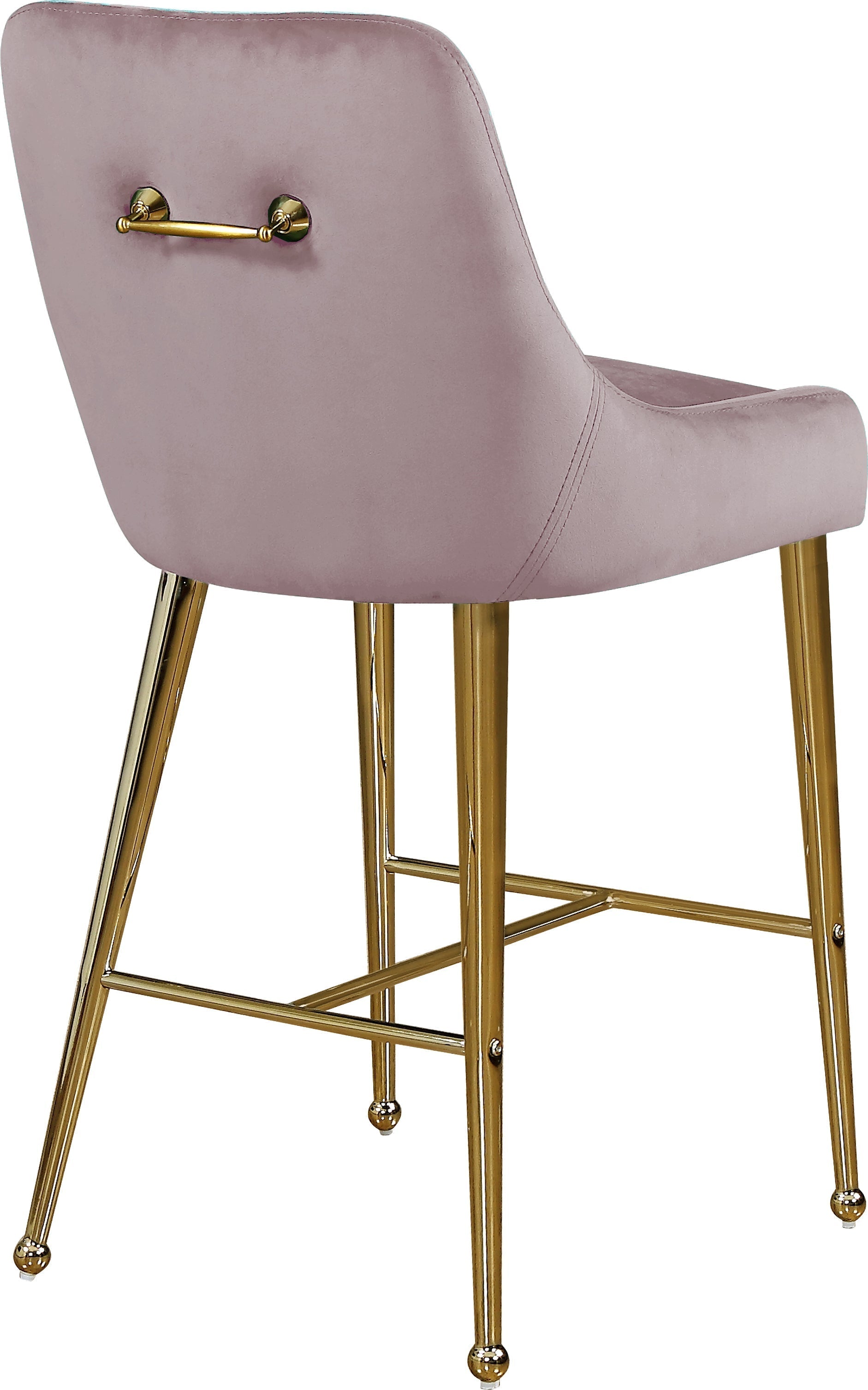 Owen Velvet Stool - Furniture Depot