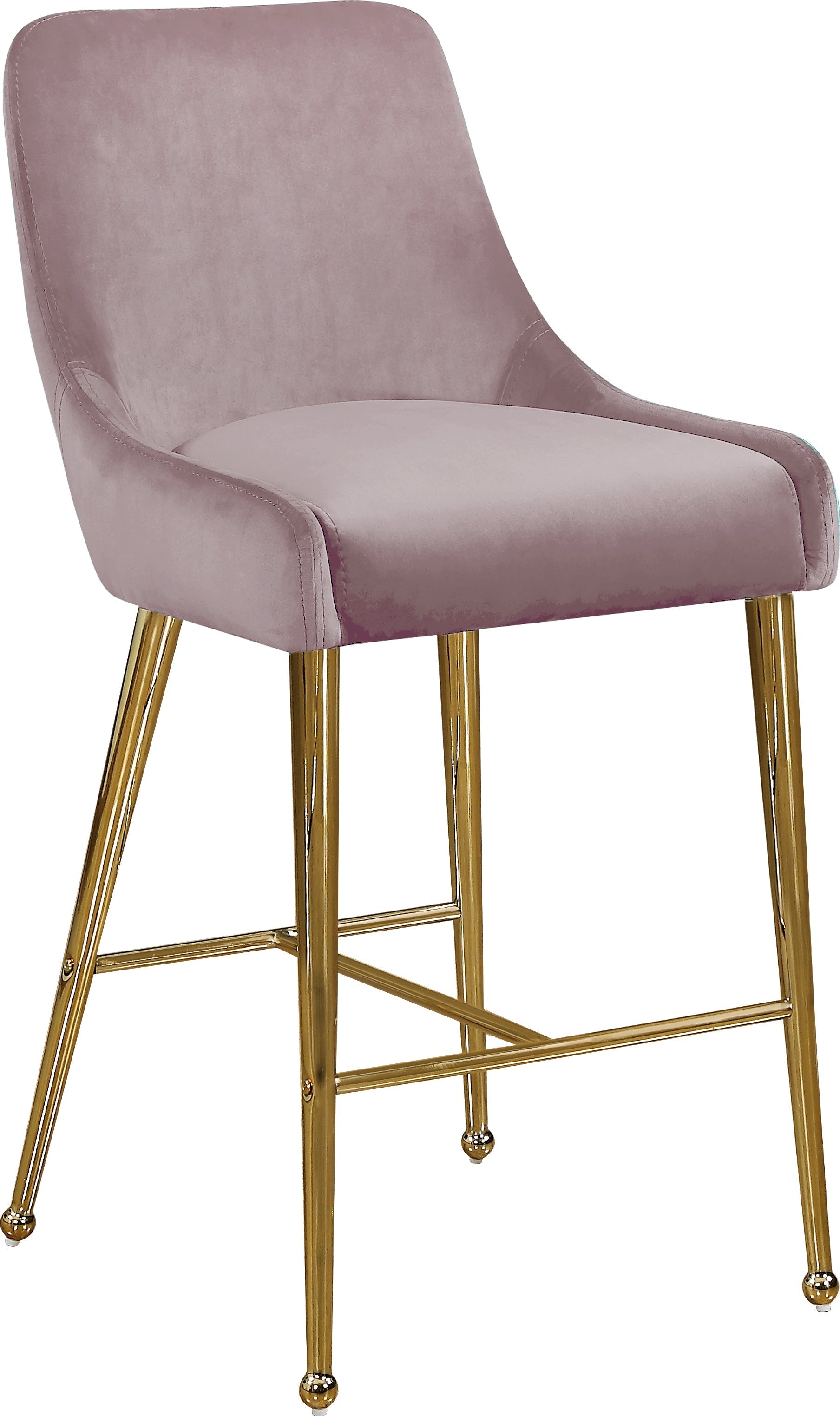 Owen Velvet Stool - Furniture Depot