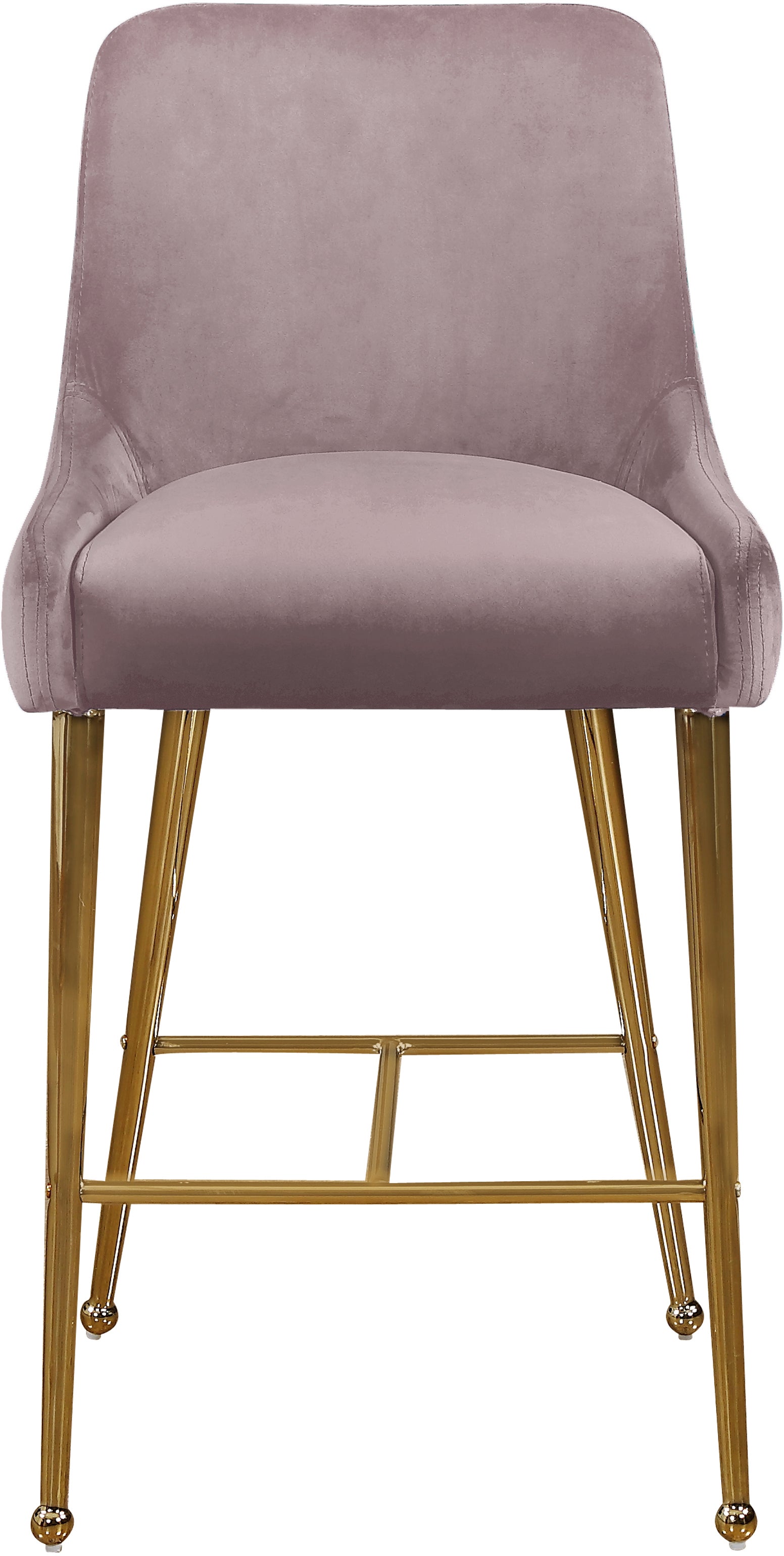 Owen Velvet Stool - Furniture Depot