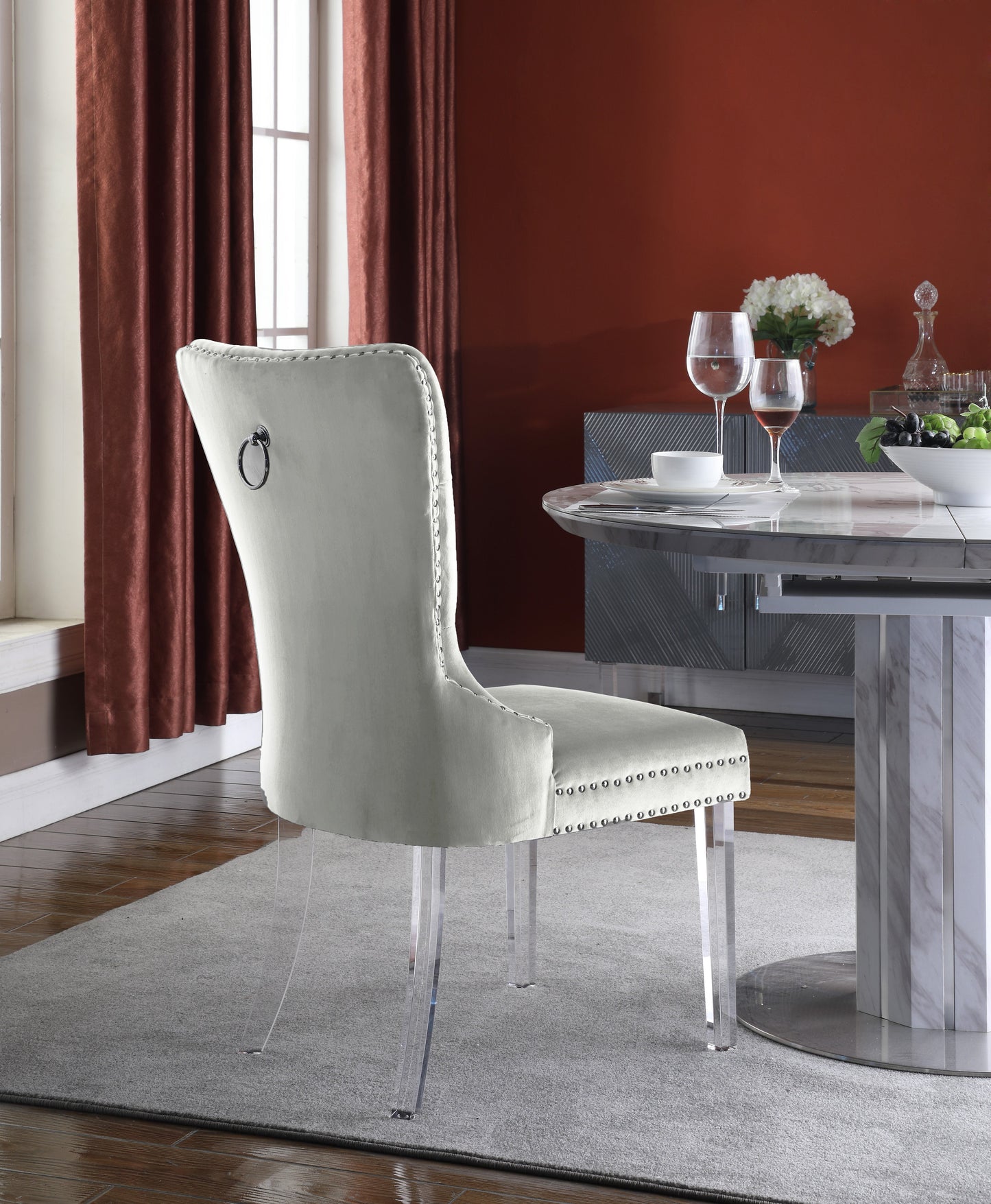 Miley Velvet Dining Chair - Furniture Depot