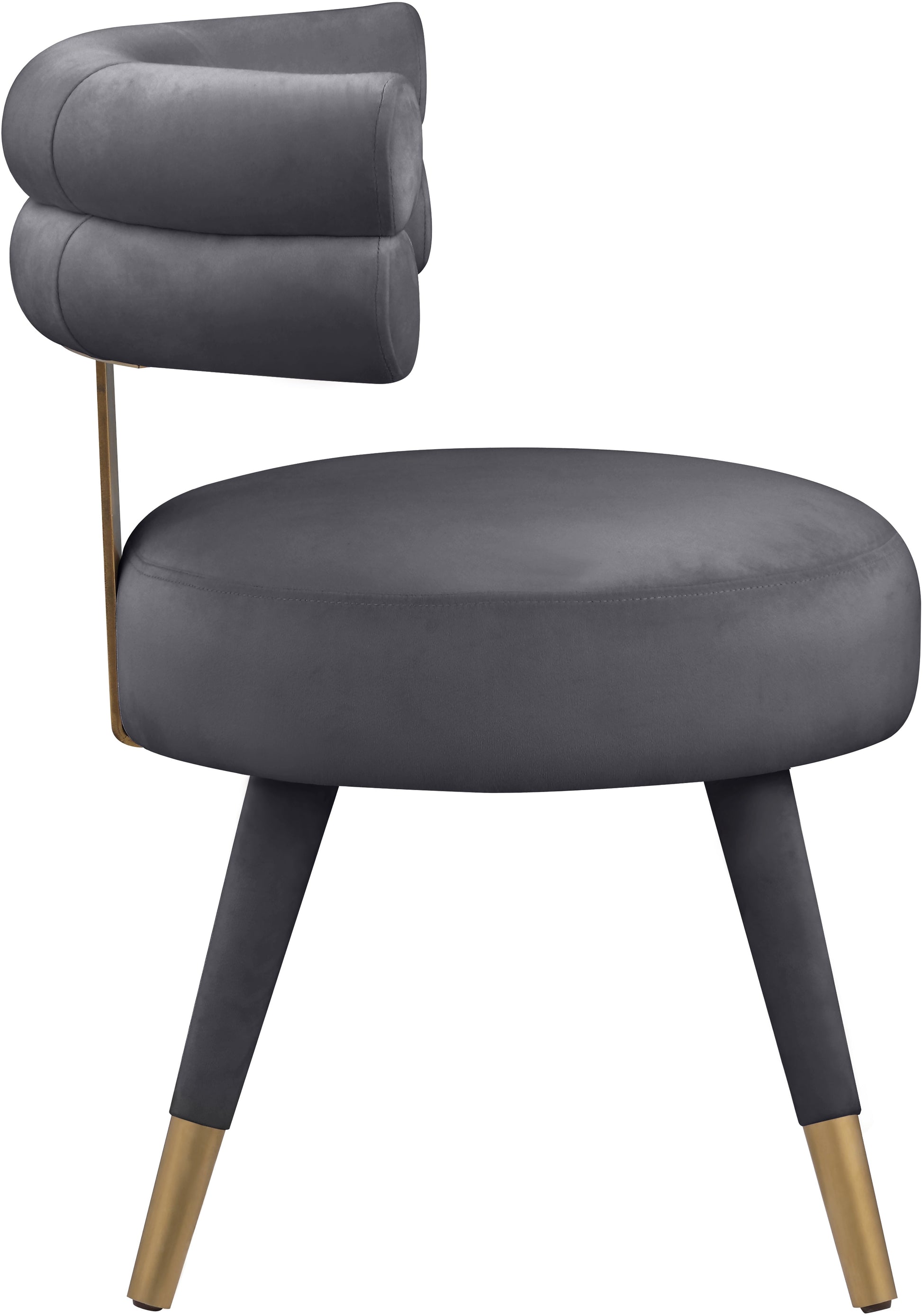 Fitzroy Velvet Dining Chair - Furniture Depot
