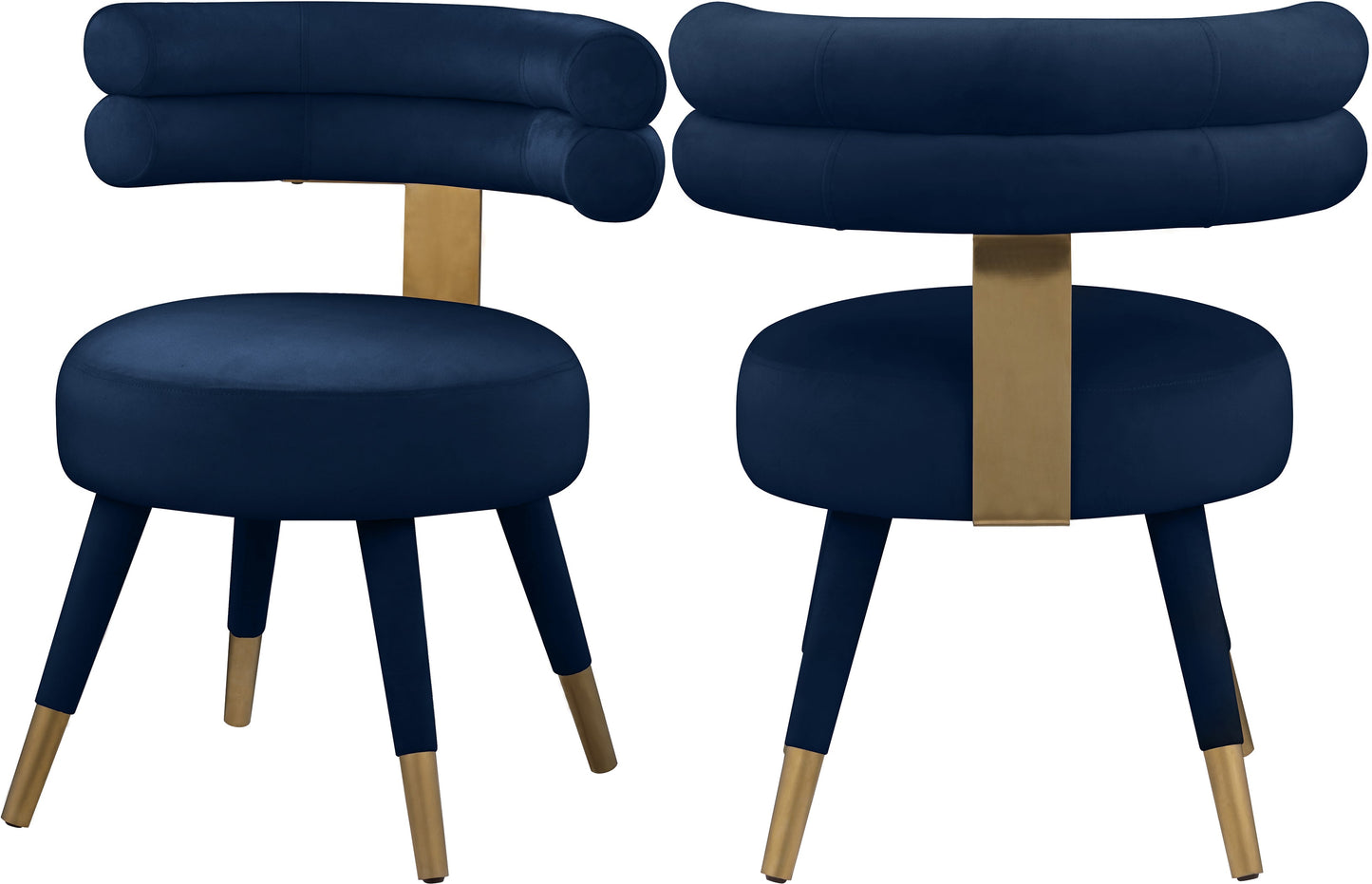 Fitzroy Velvet Dining Chair - Furniture Depot
