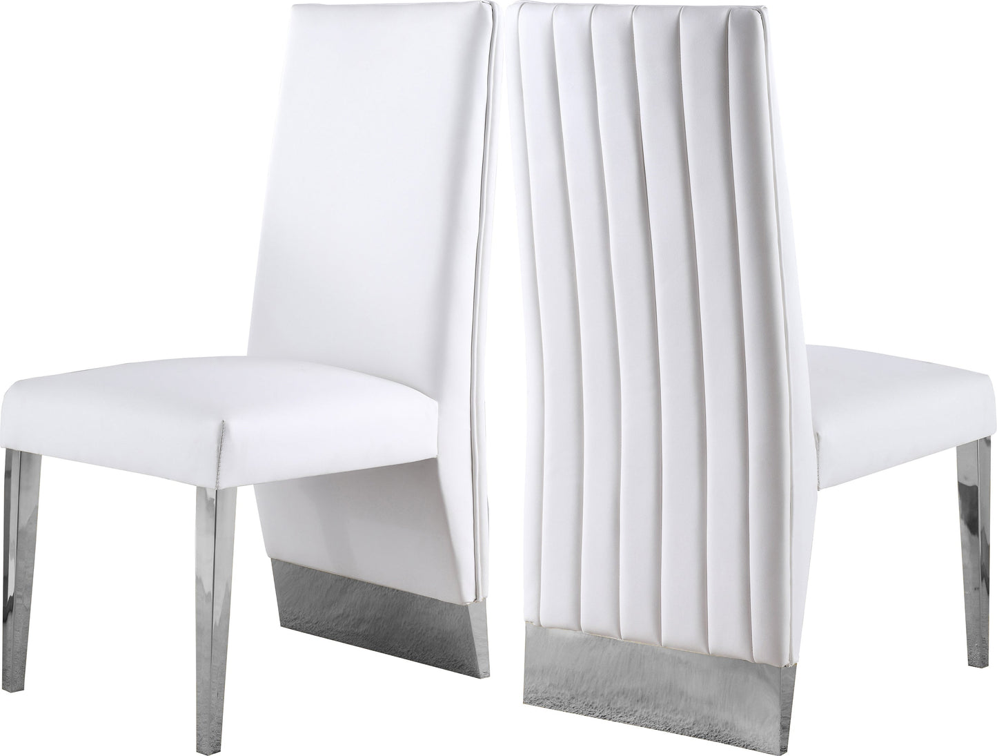 Porsha Faux Leather Dining Chair - Furniture Depot