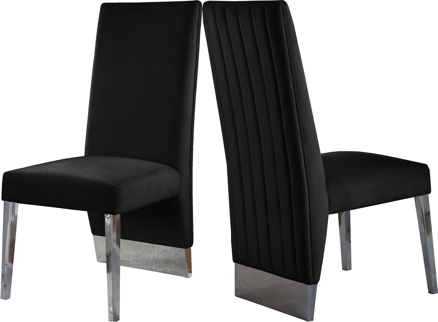 Porsha Velvet Dining Chair - Furniture Depot