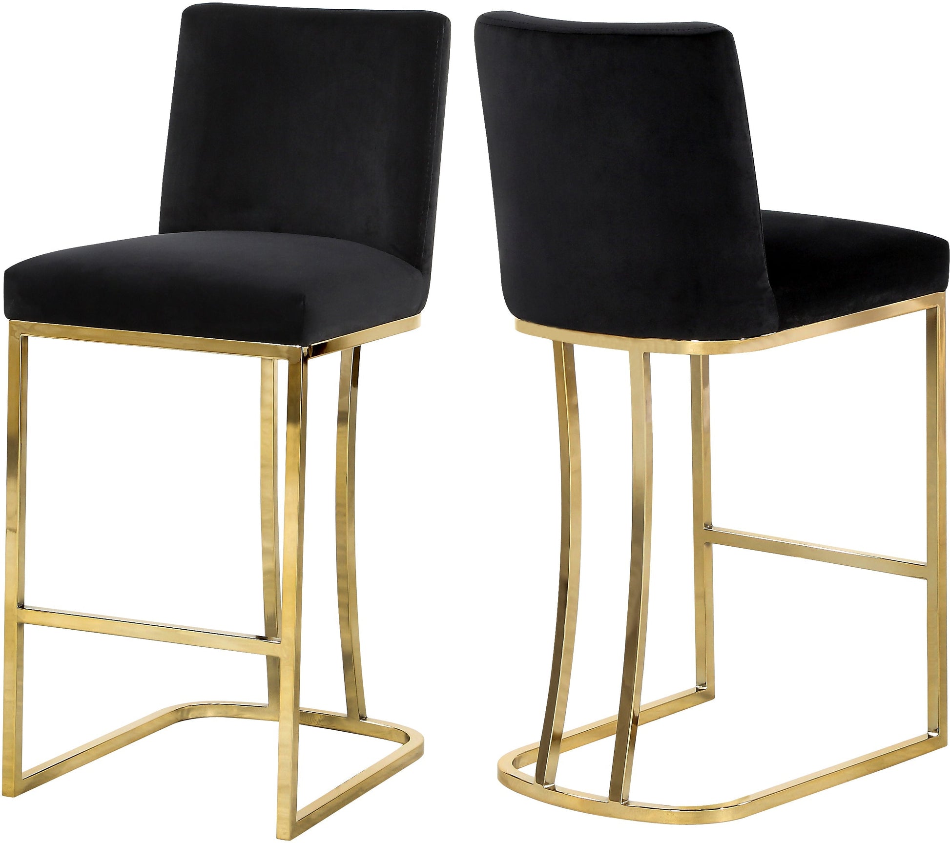 Heidi Velvet Stool - Furniture Depot