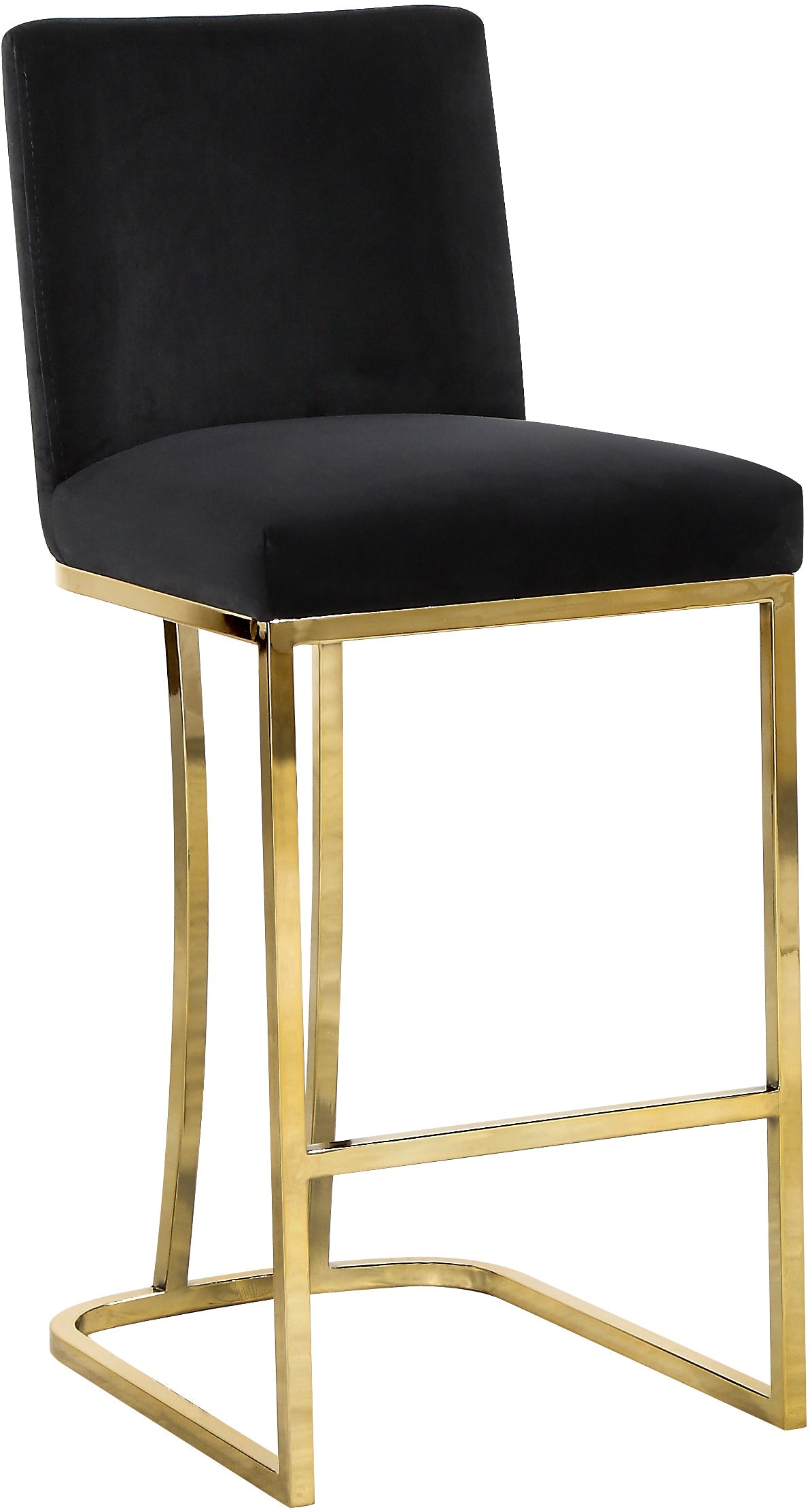 Heidi Velvet Stool - Furniture Depot