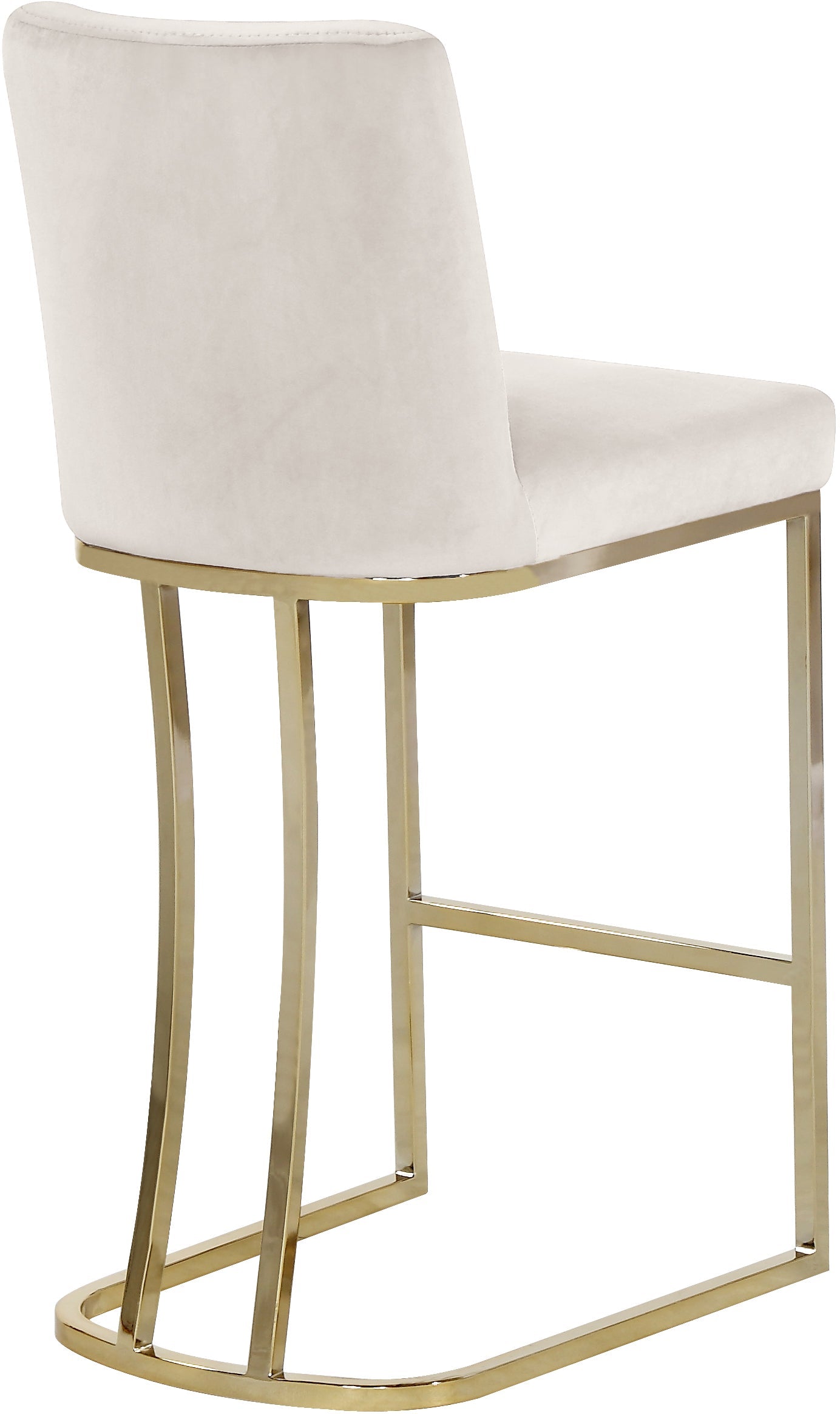 Heidi Velvet Stool - Furniture Depot
