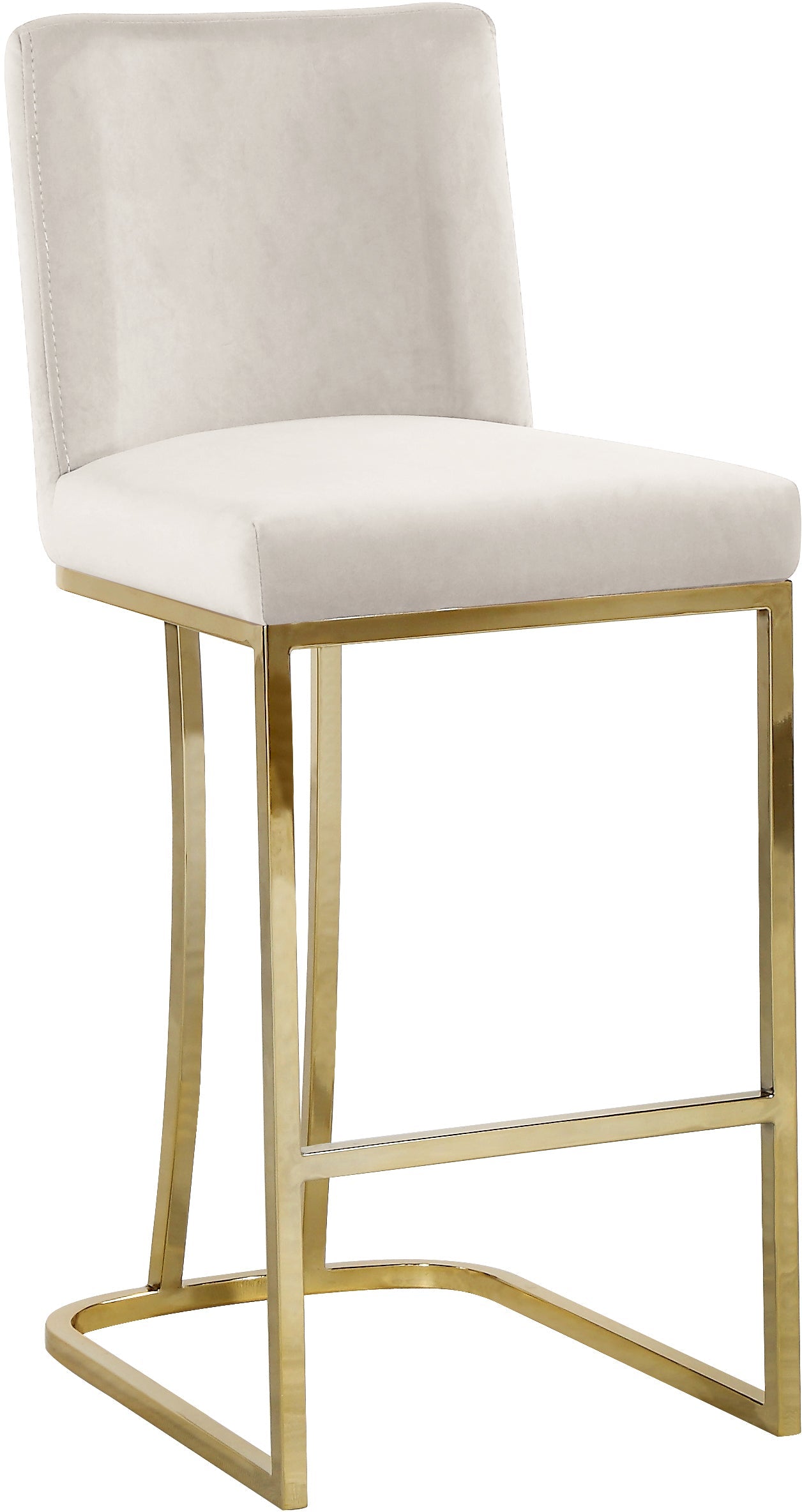 Heidi Velvet Stool - Furniture Depot