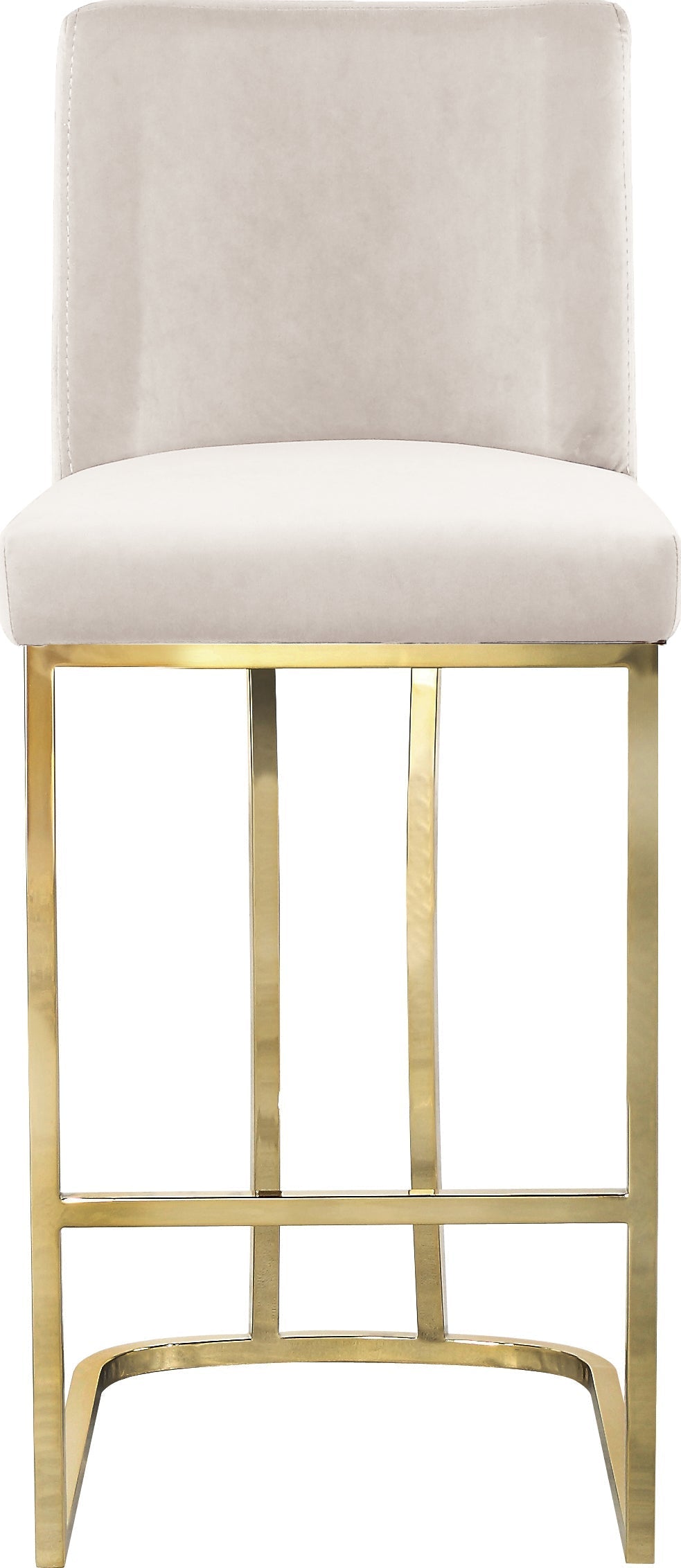 Heidi Velvet Stool - Furniture Depot