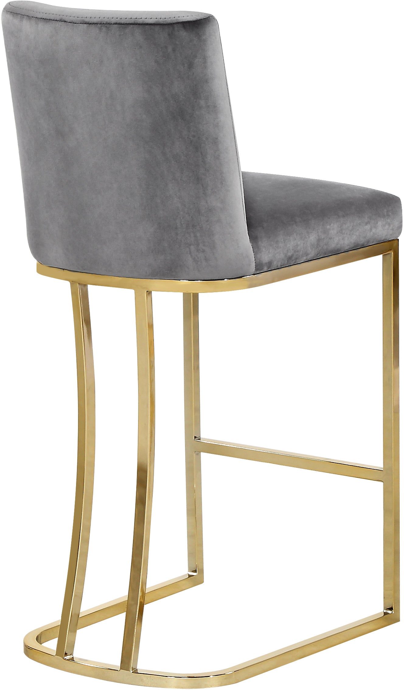 Heidi Velvet Stool - Furniture Depot